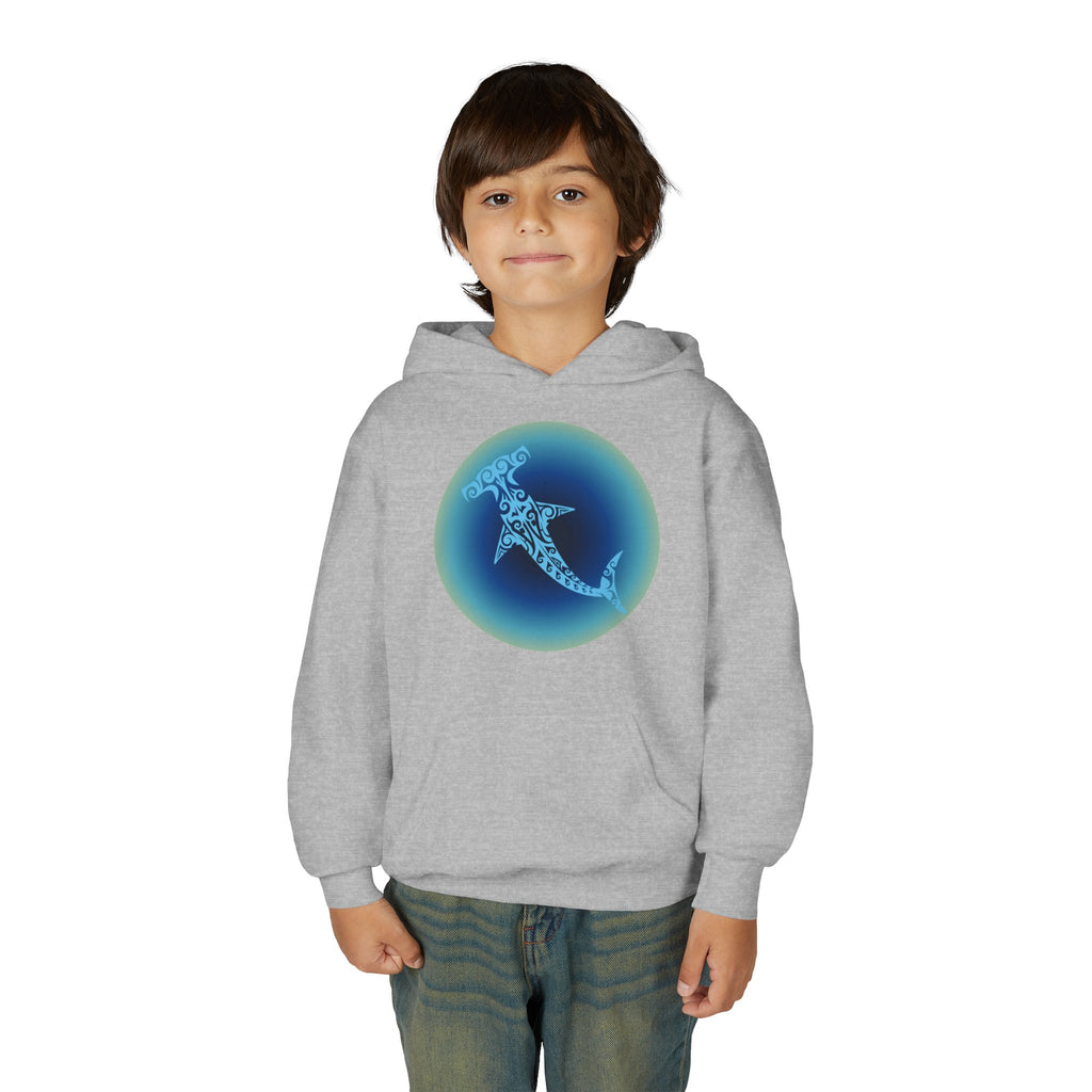 Tribal Hammerhead Youth Hoodie
