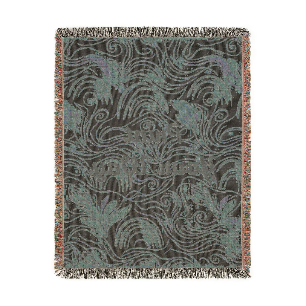 Customizable Woven Floral Throw