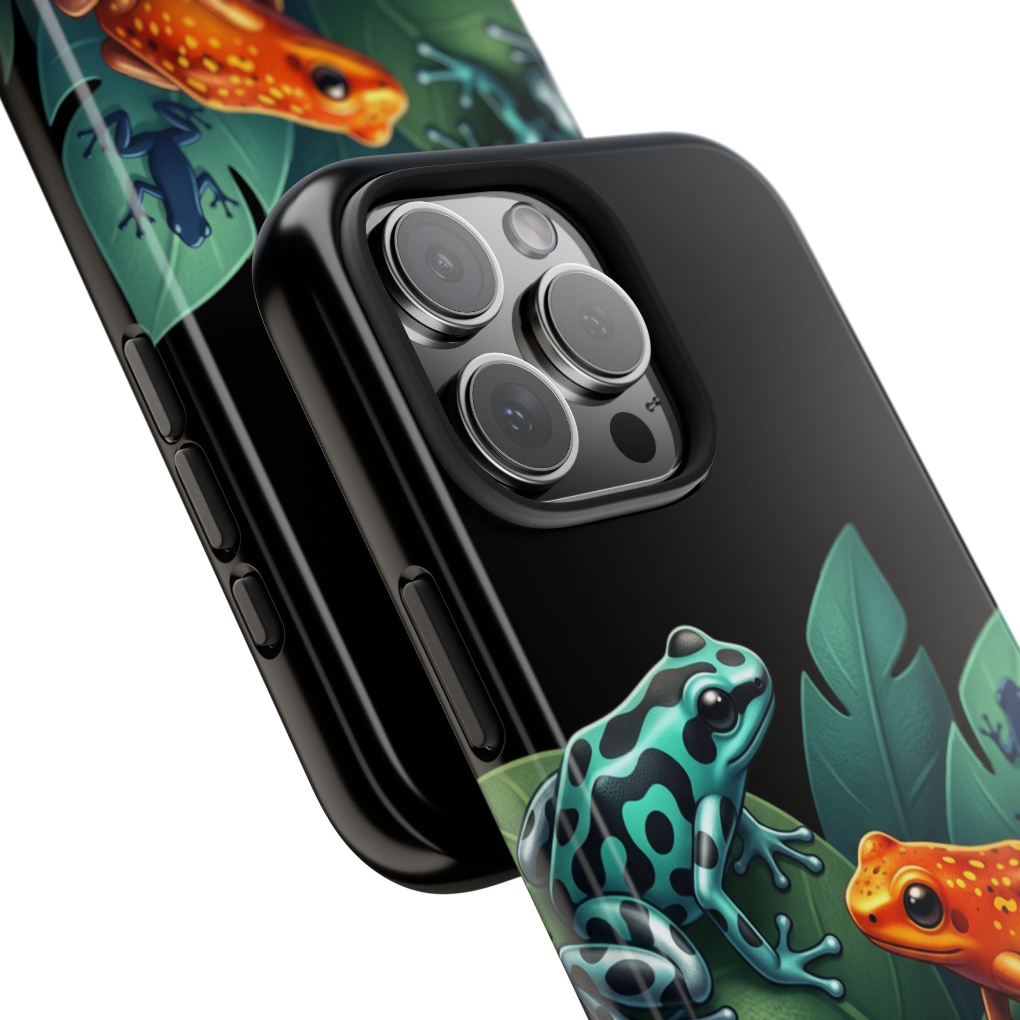 Phone Case | Colorful Dart Frog Design Tough Protective Case