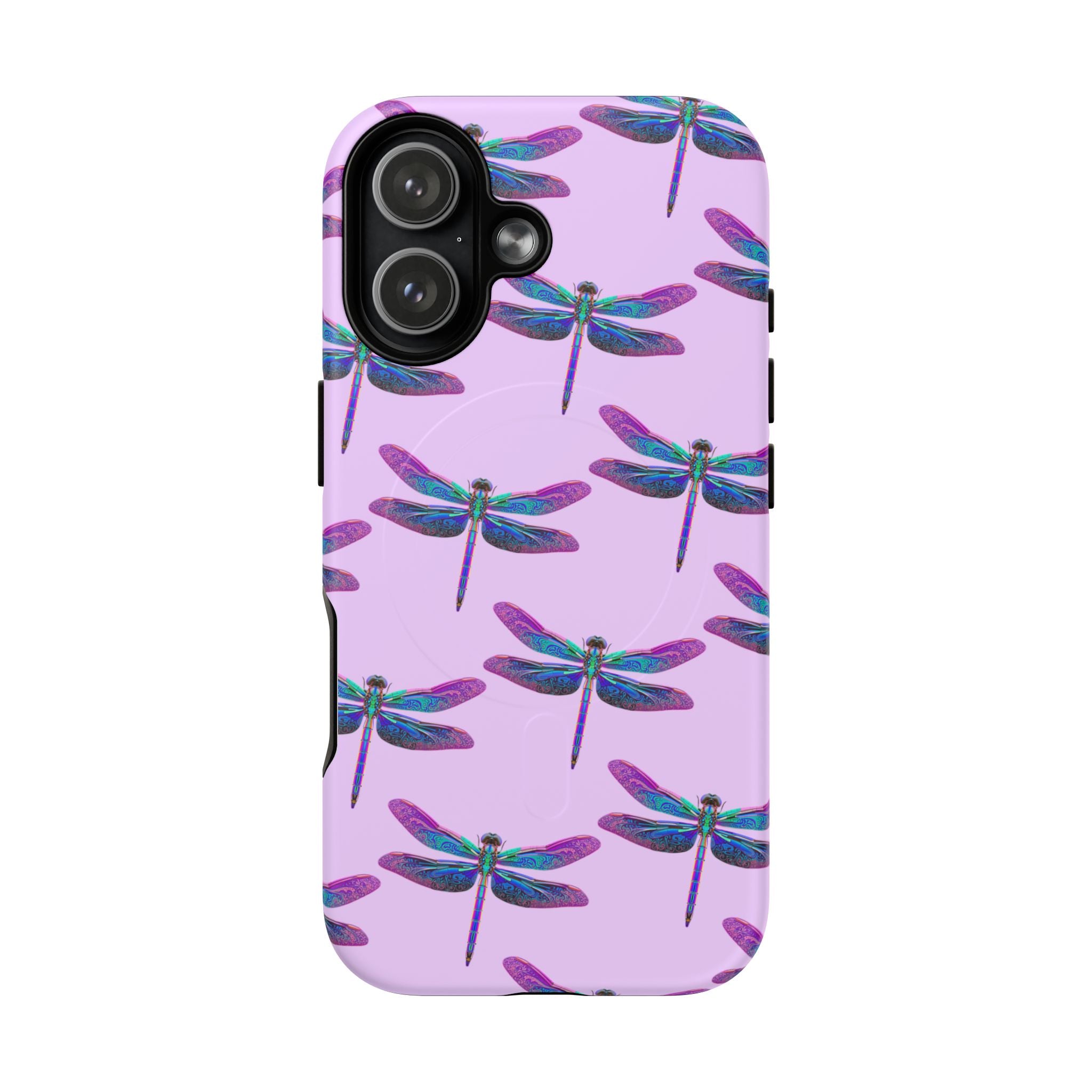 Phone Case | Blue Purple Dragonfly Tough Magnetic Case