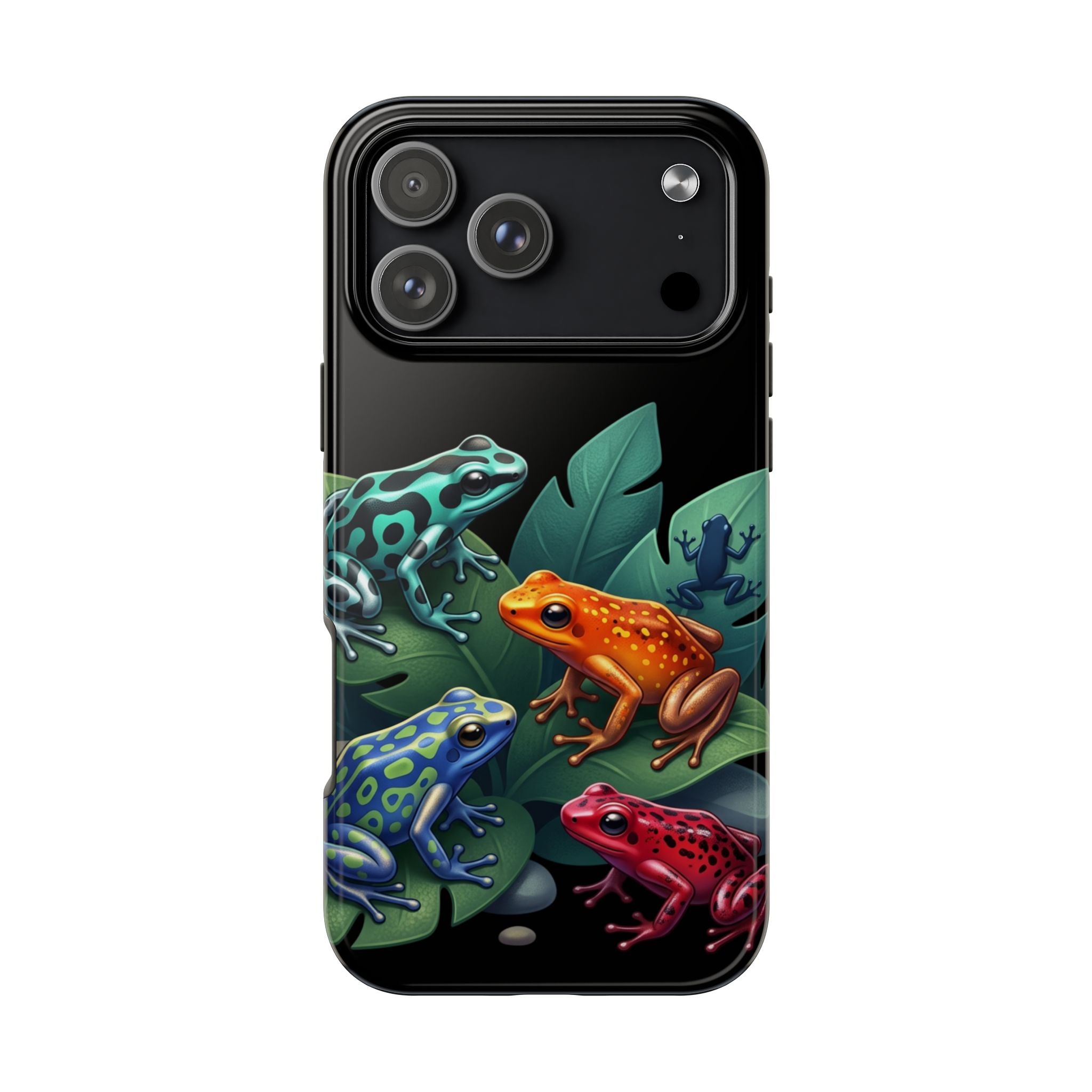 Phone Case | Colorful Dart Frog Design Tough Protective Case