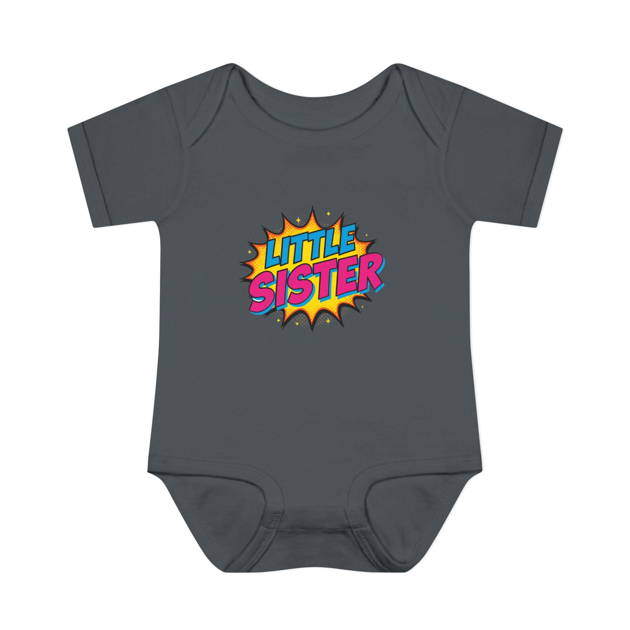 Baby Bodysuit | 'Little Sister' Comic Pop Art Infant Onesie