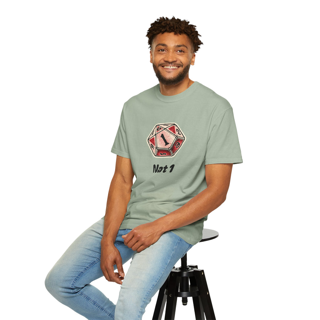 T-Shirt | Roleplaying RPG 'Nat 1' & 'Striving to Be the Whole Problem' Tee