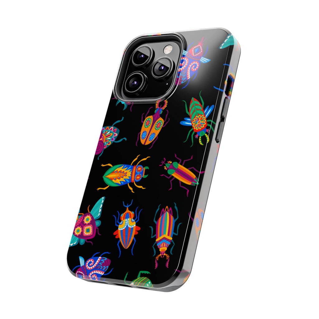 Phone Case | Neon Beetle Pattern Tough Protective Cover