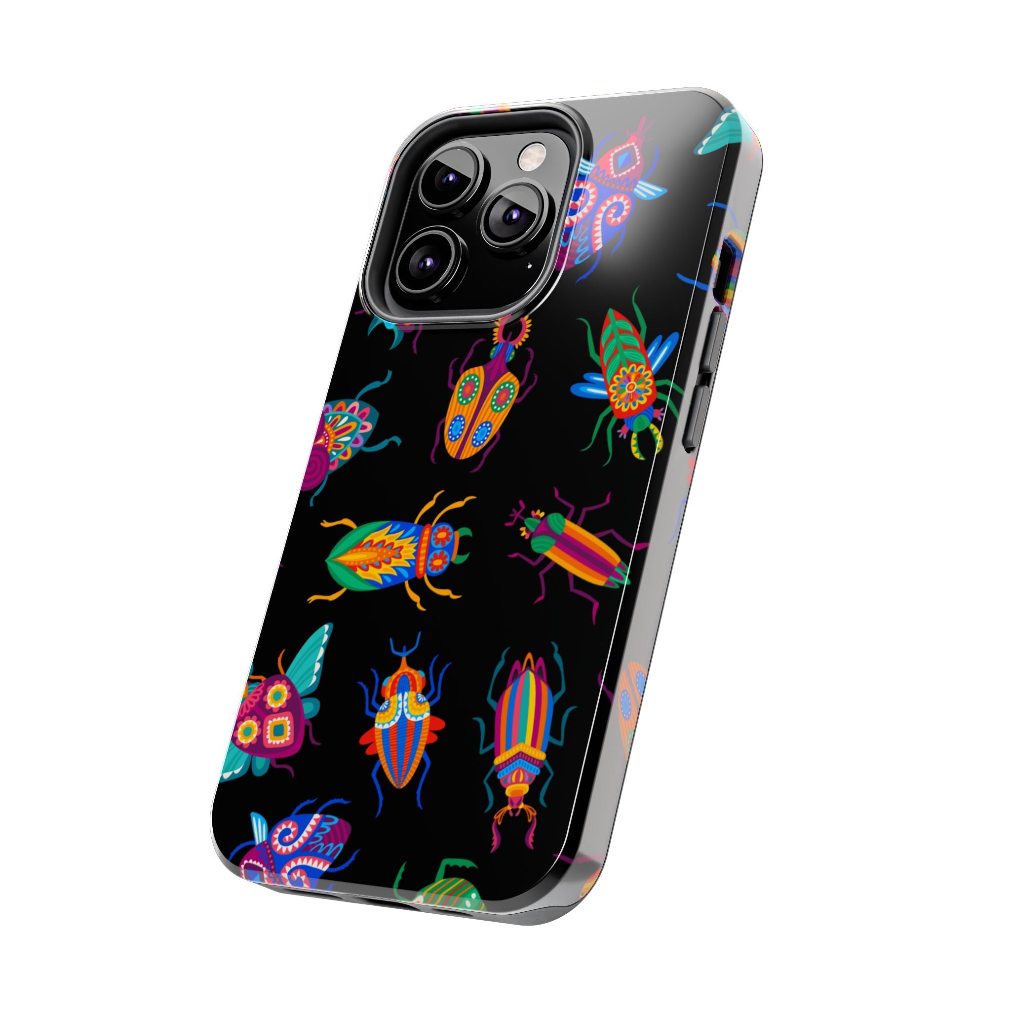 Phone Case | Neon Beetle Pattern Tough Protective Cover