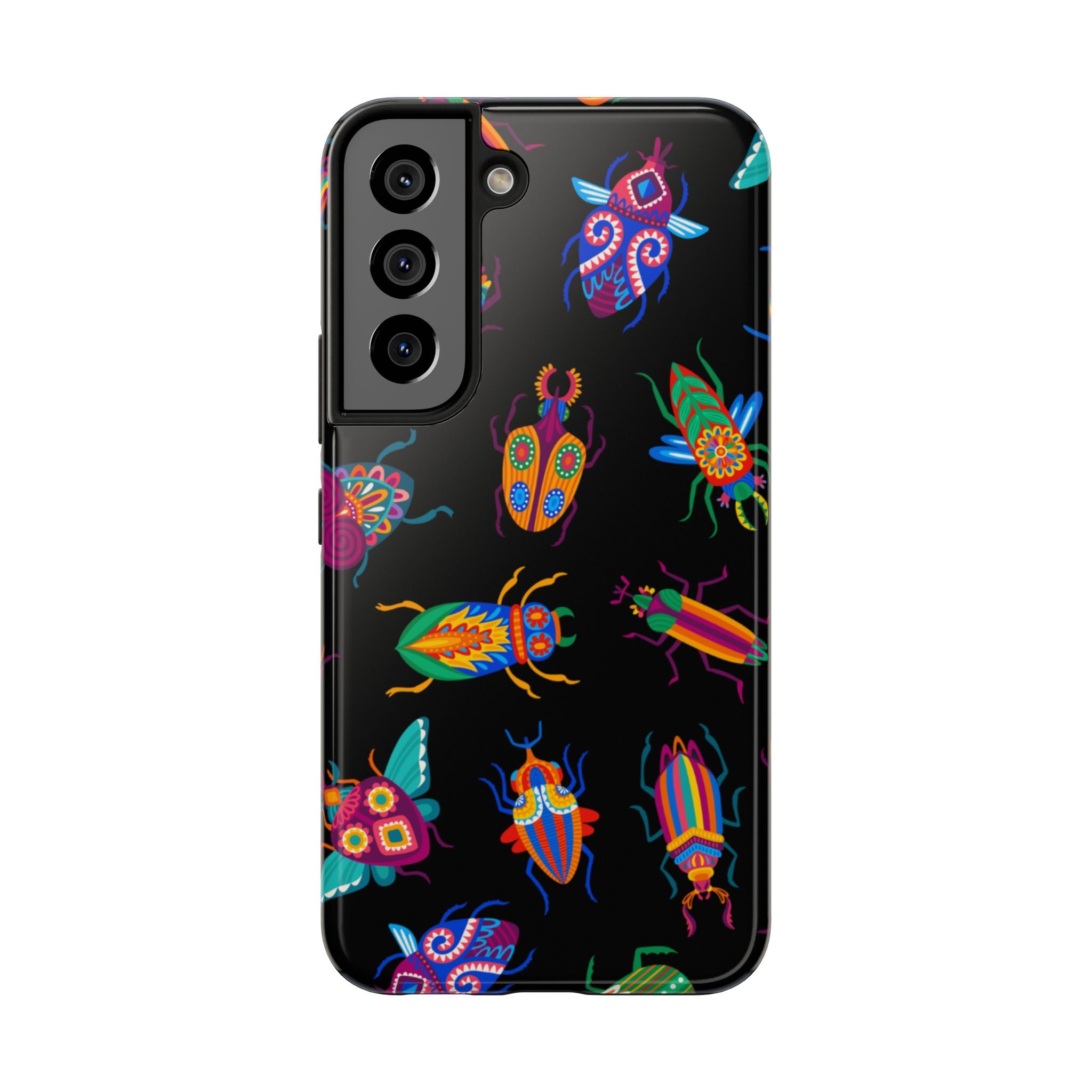 Phone Case | Neon Beetle Pattern Tough Protective Cover