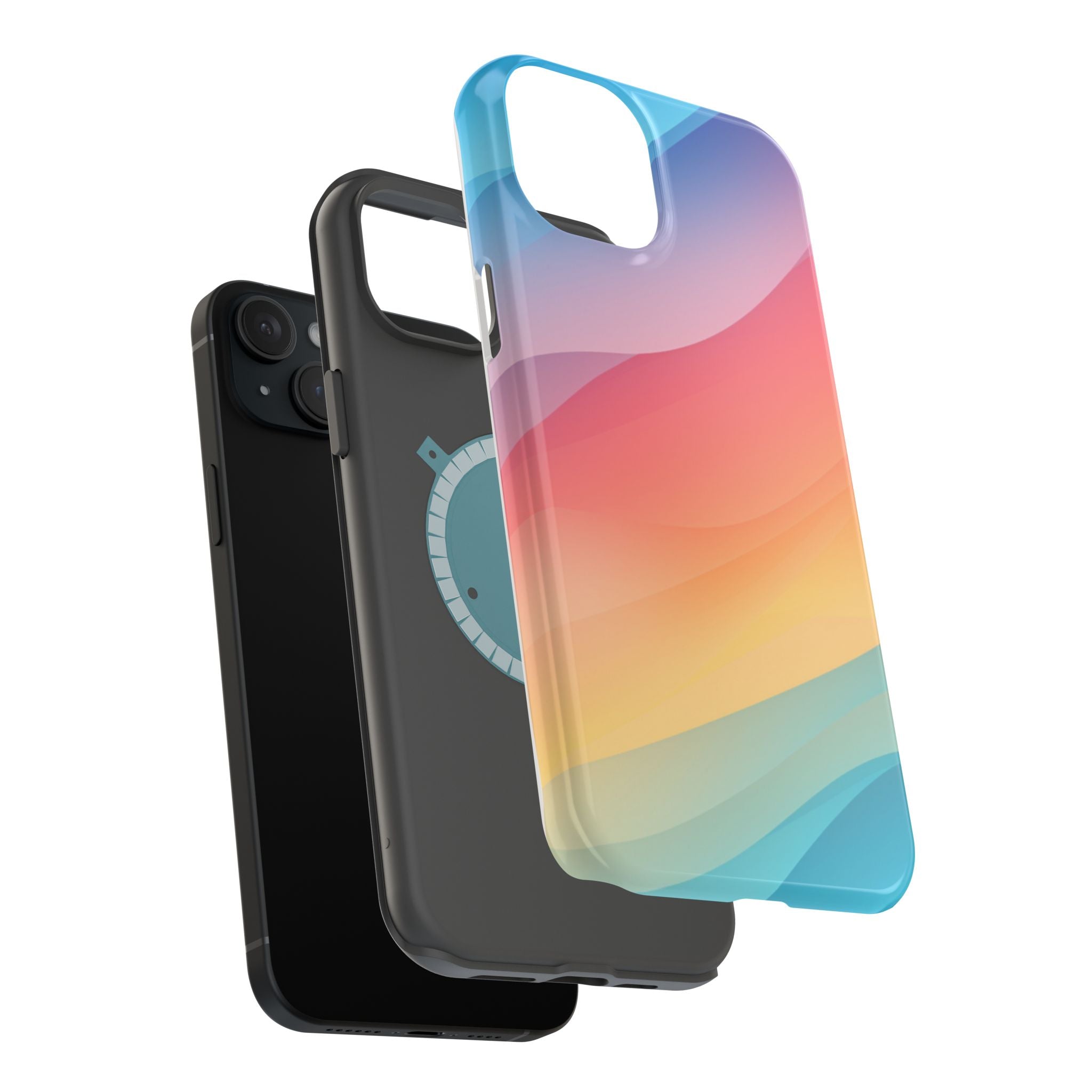 Phone Case | Gradient Sunset Magnetic Impact-Resistant Phone Shield