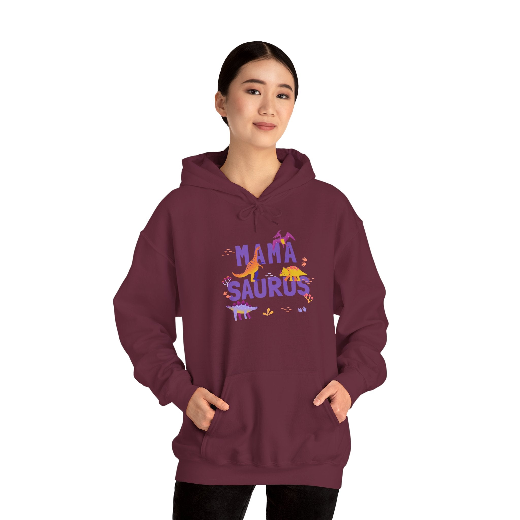 Hoodie | 'Mama Saurus' Graphic Sweatshirt