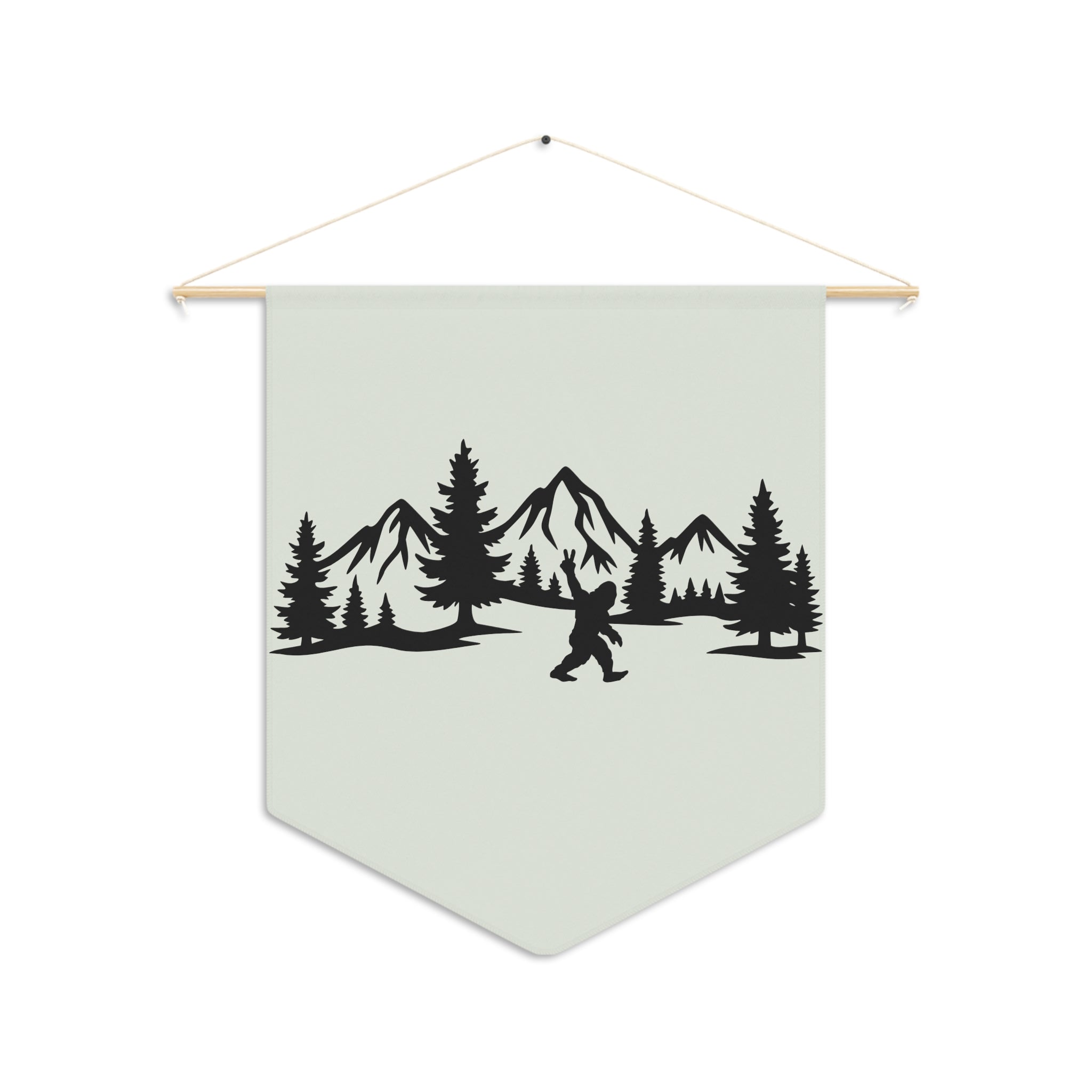 Pennant Banner | 'Peace, I'm Out'–Bigfoot Wall Decor