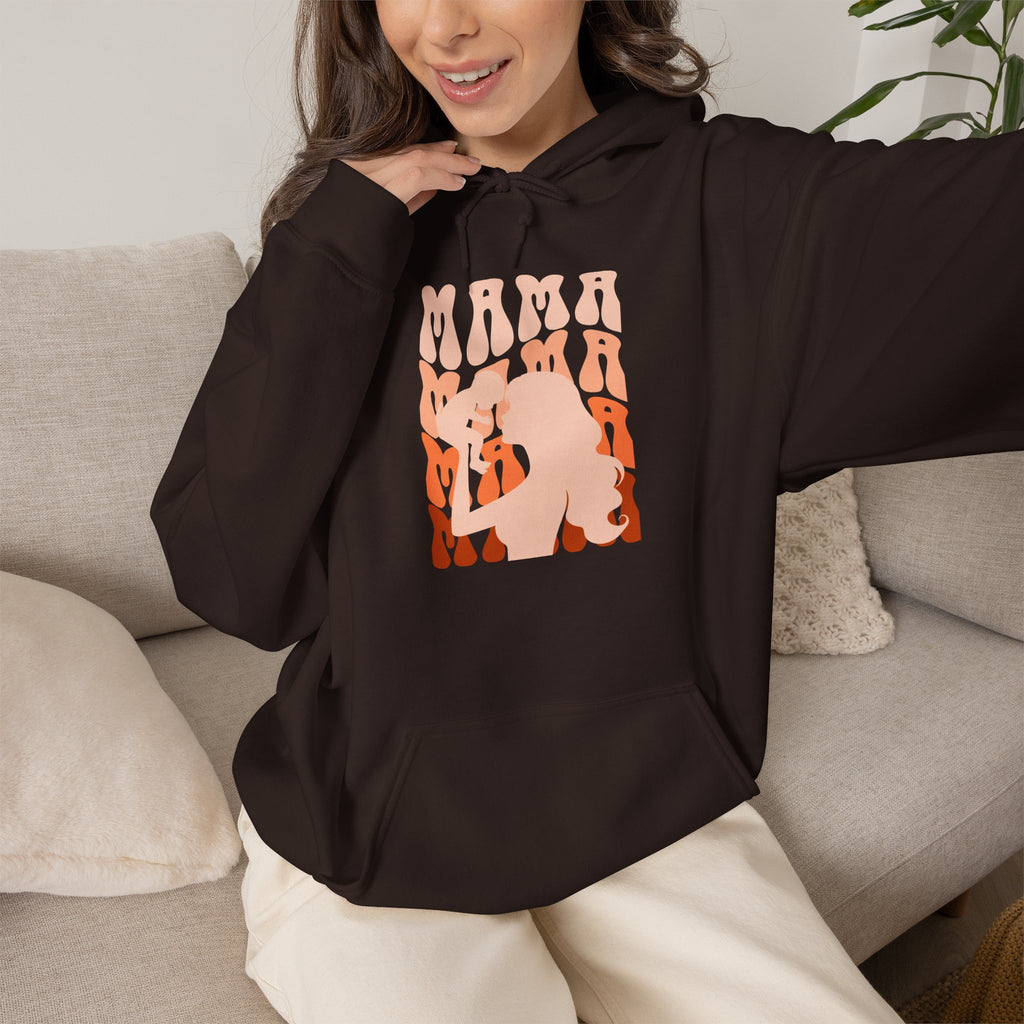 Hoodie | Mama and Baby Silhouette Graphic