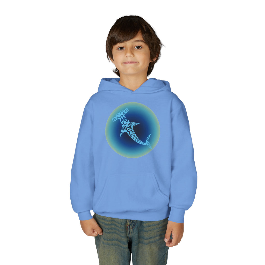 Tribal Hammerhead Youth Hoodie