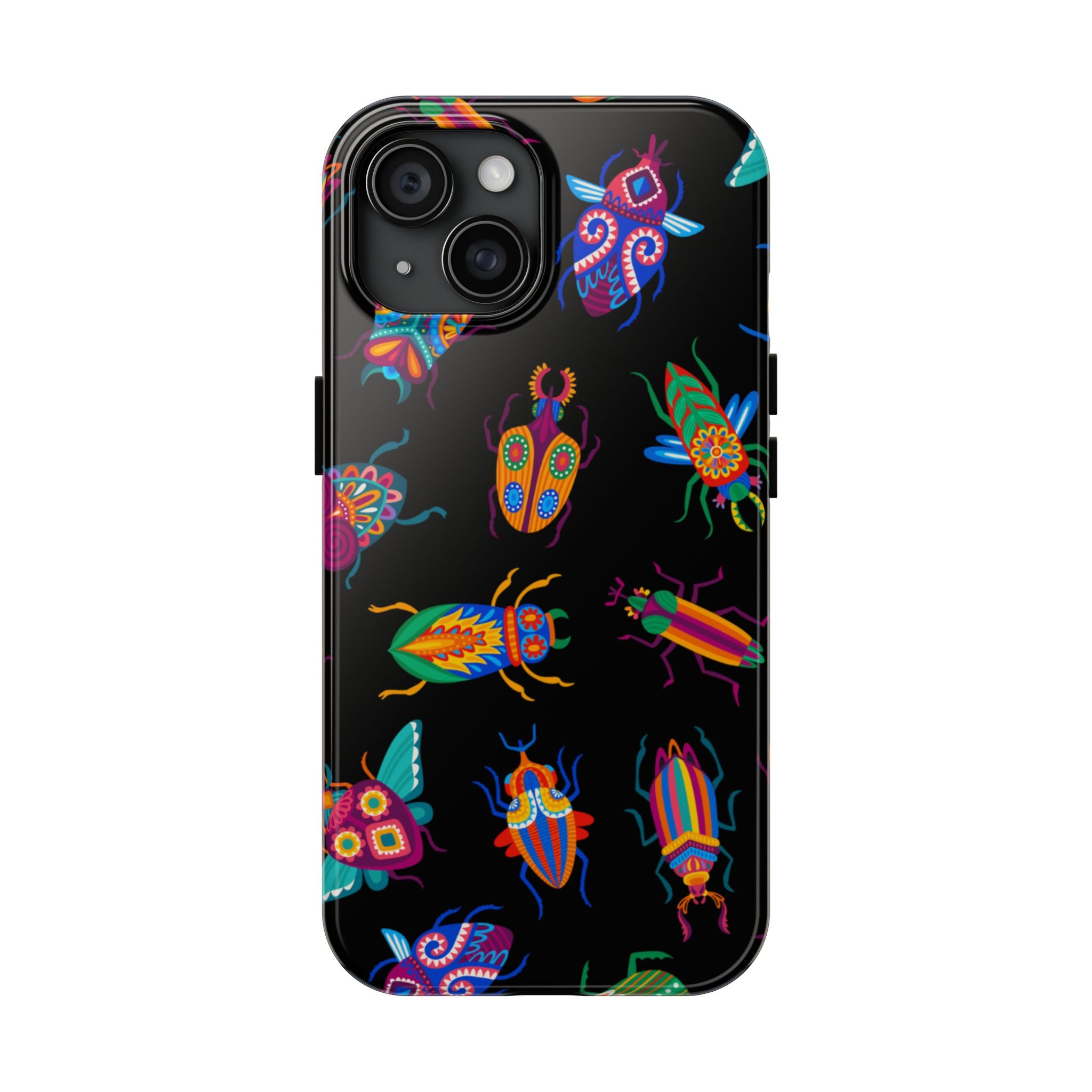 Phone Case | Neon Beetle Pattern Tough Protective Cover
