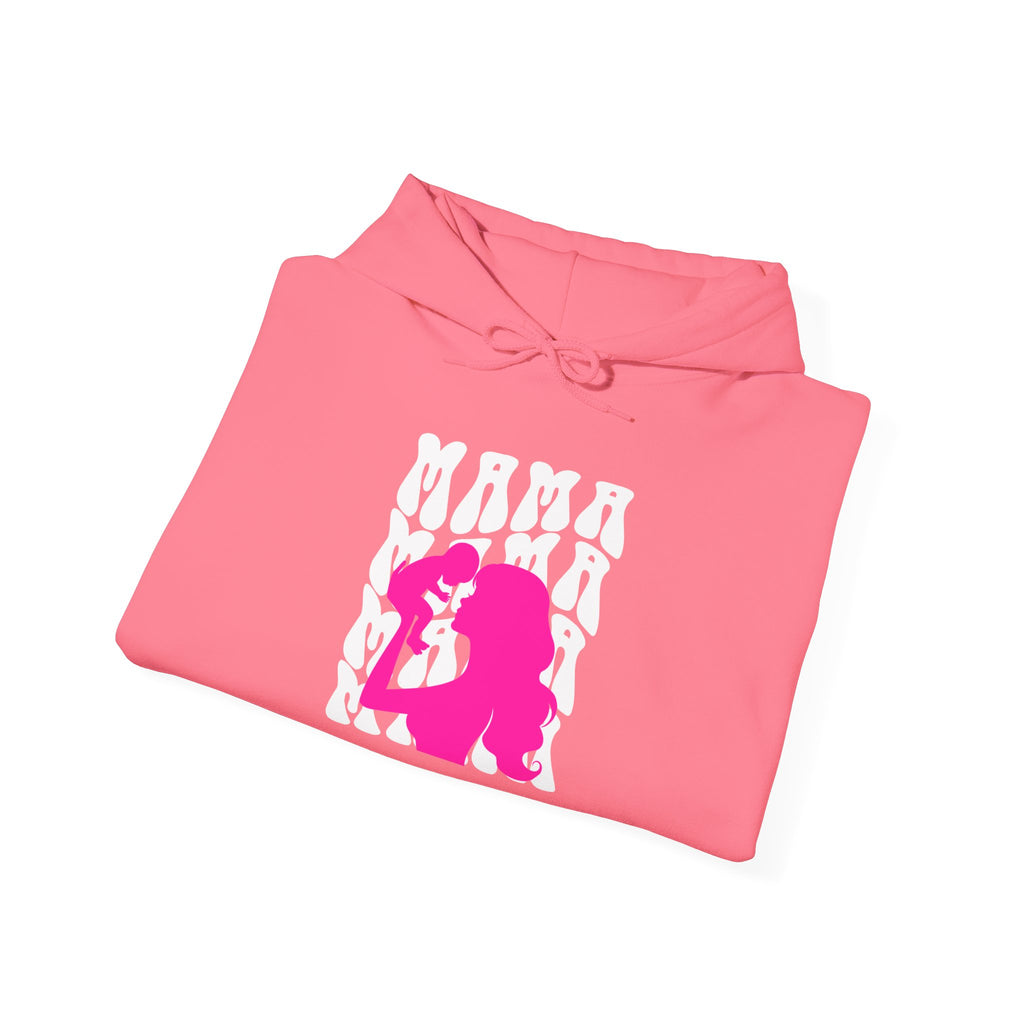 Hoodie | 'Mama' & Silhouette Pink Graphic