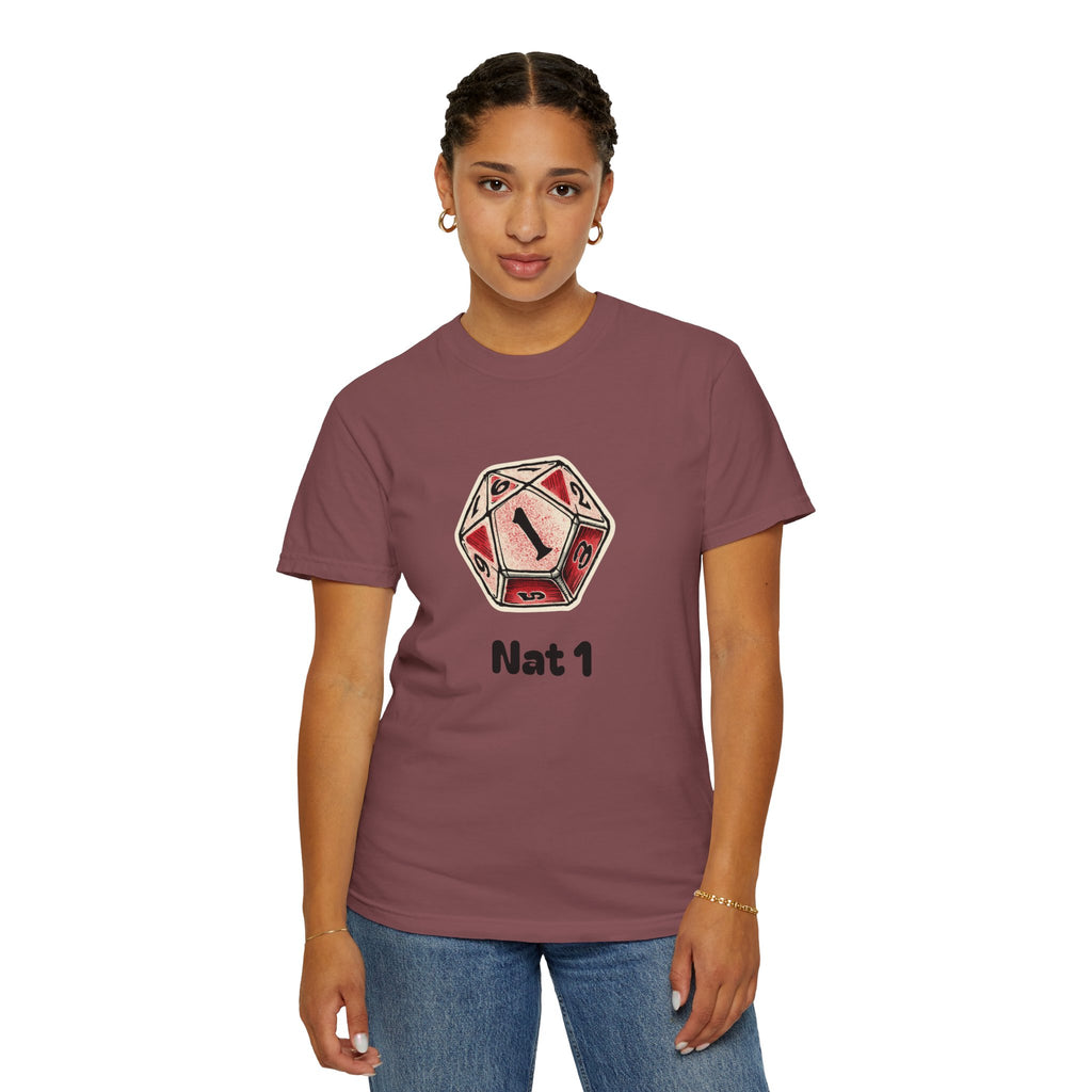 T-Shirt | Roleplaying RPG 'Nat 1' & 'Striving to Be the Whole Problem' Tee
