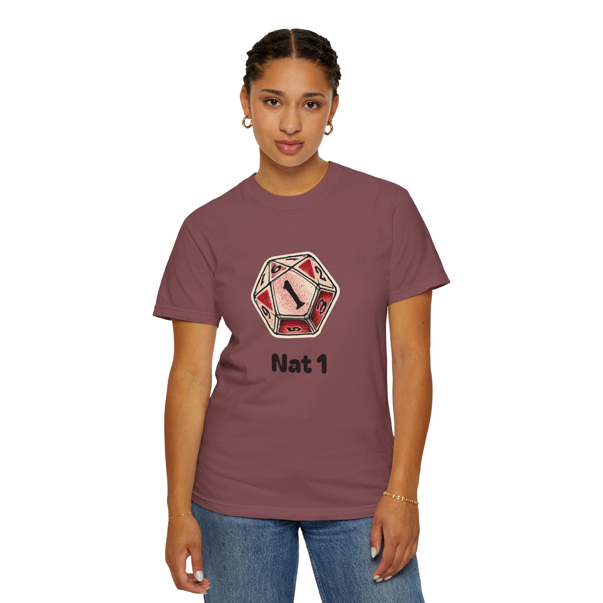 T-Shirt | Roleplaying RPG 'Nat 1' & 'Striving to Be the Whole Problem' Tee