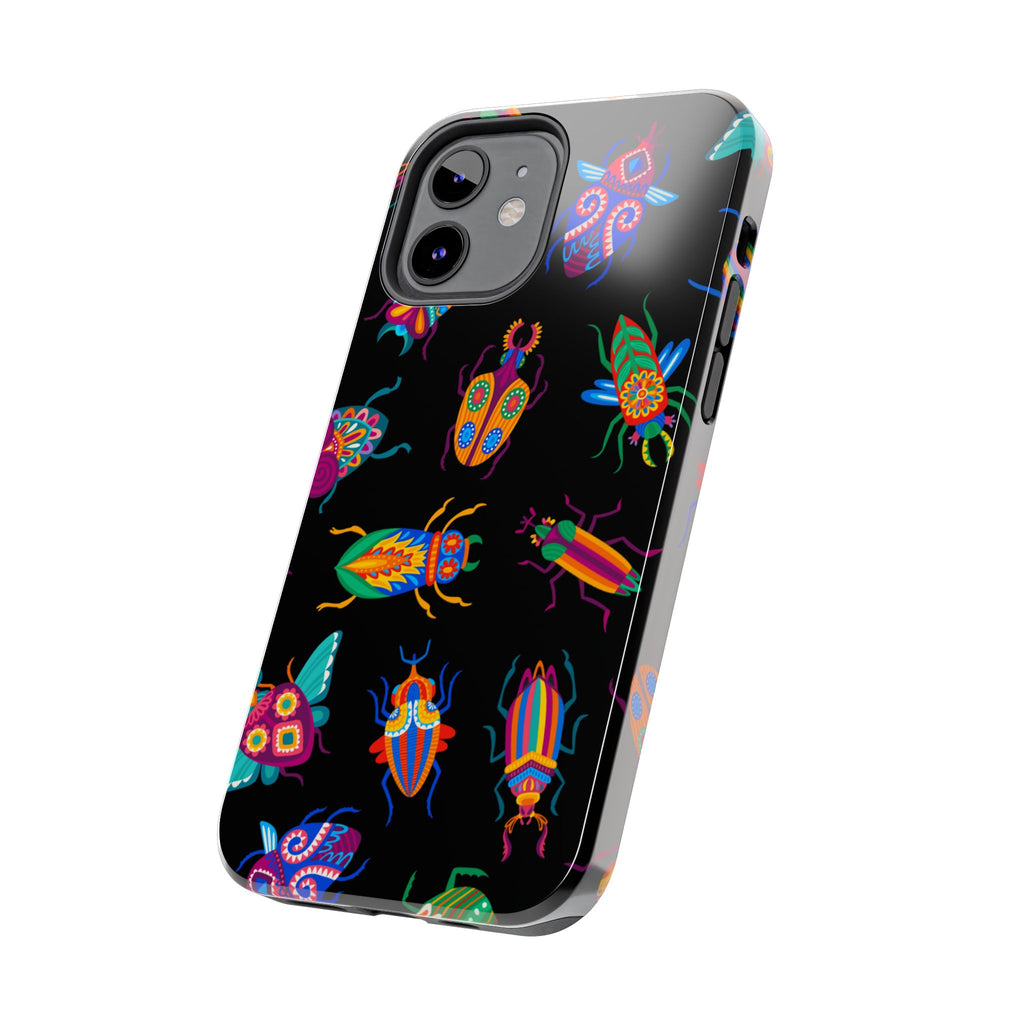 Phone Case | Neon Beetle Pattern Tough Protective Cover