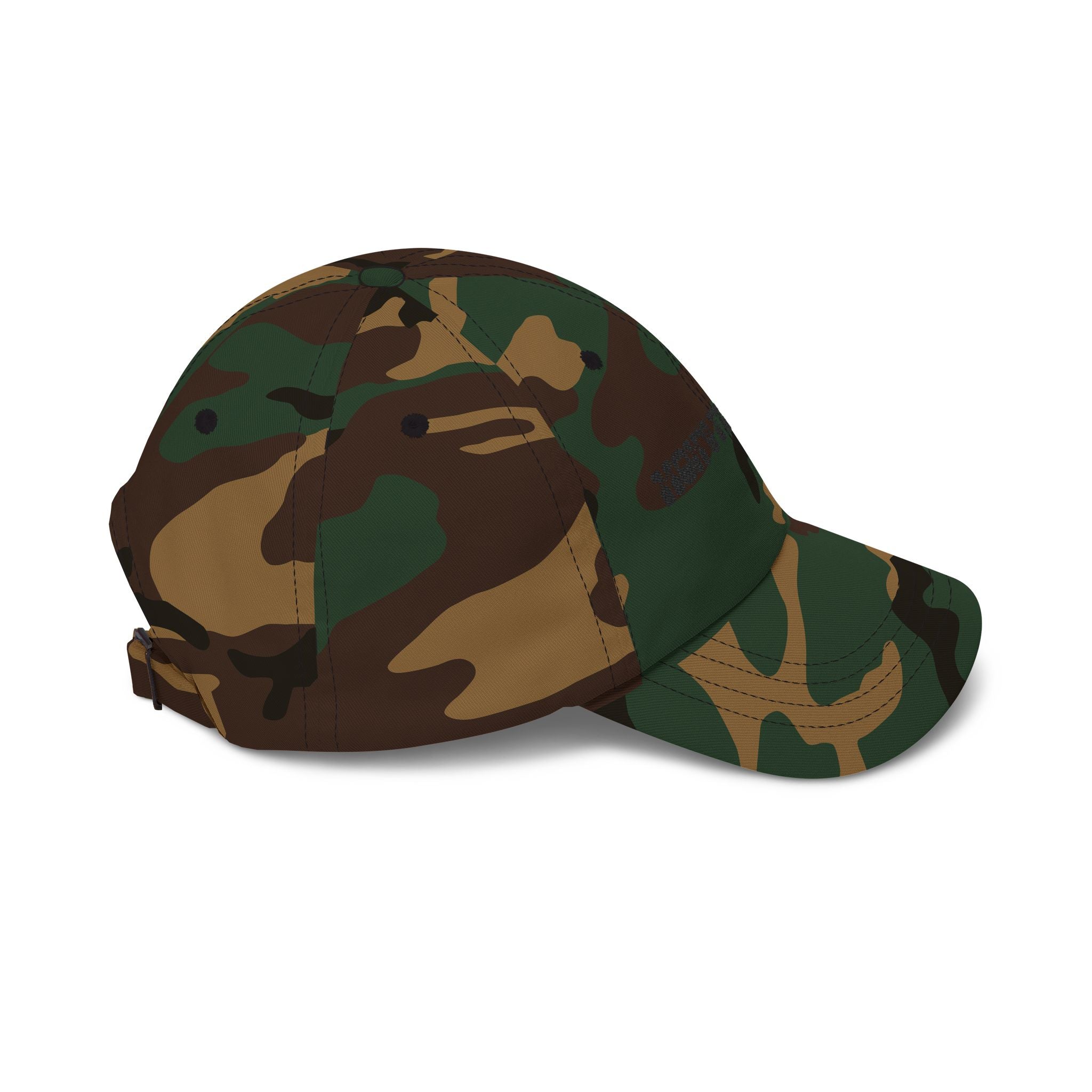 Hat | Dad Cap with Embroidered Text 'Mom's Favorite' Cap