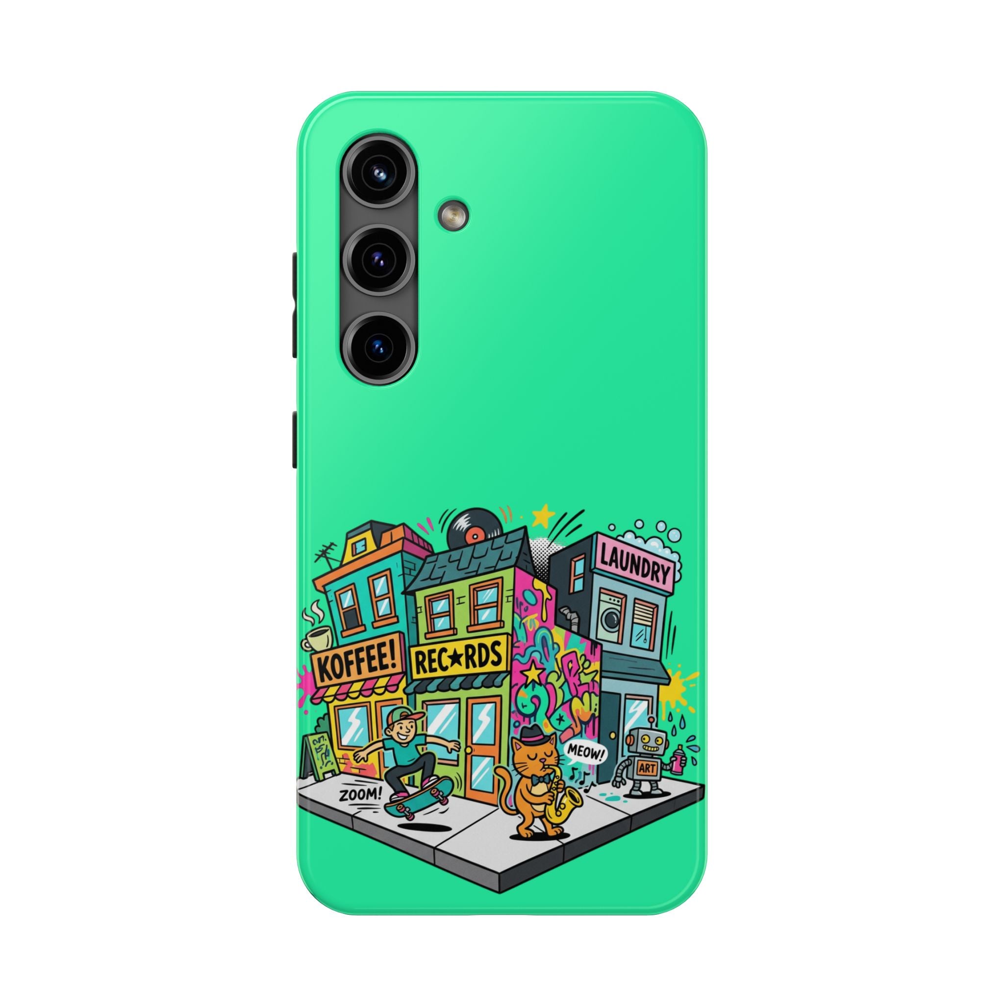 Phone Case | Tough Protective Cover with Colorful Street Art