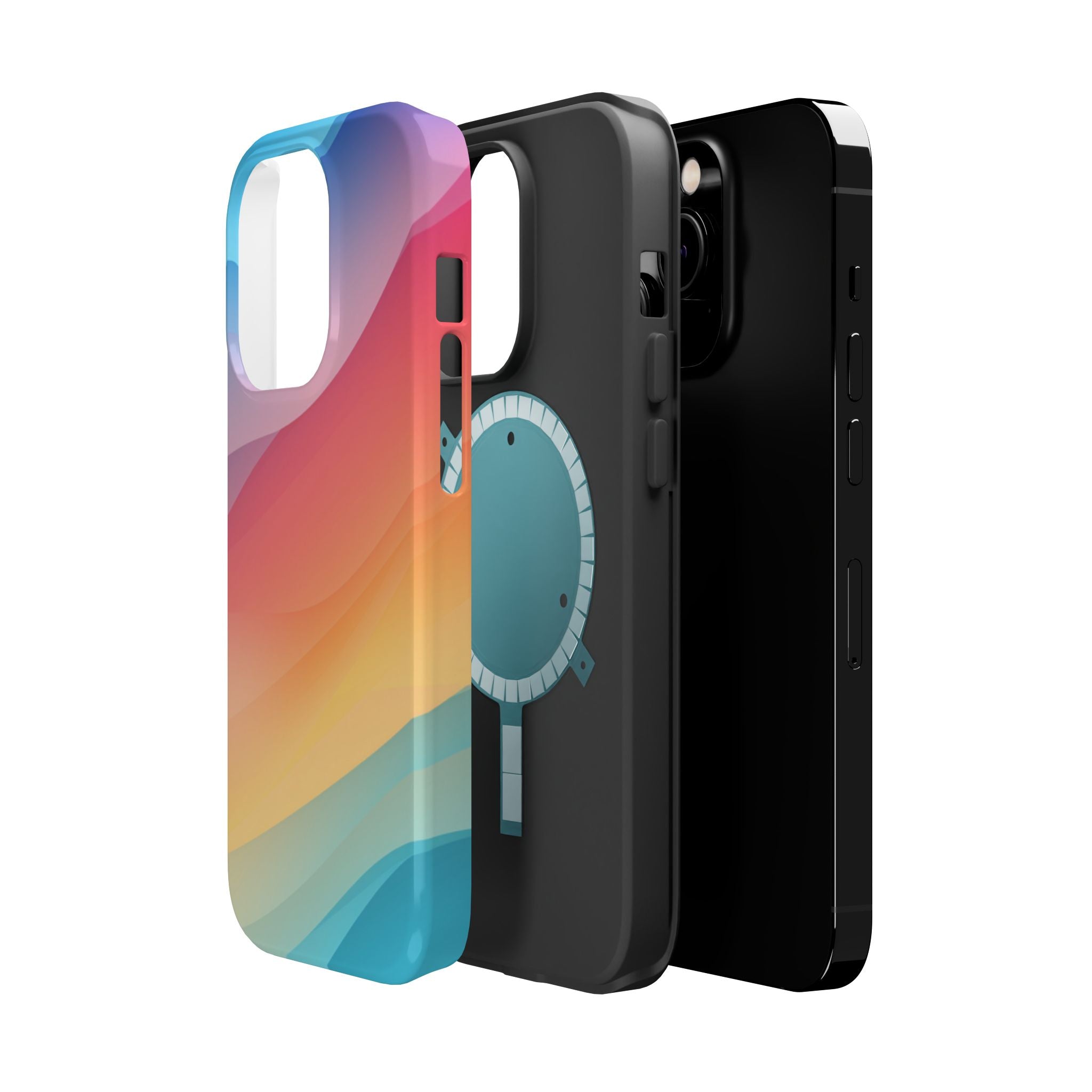Phone Case | Gradient Sunset Magnetic Impact-Resistant Phone Shield