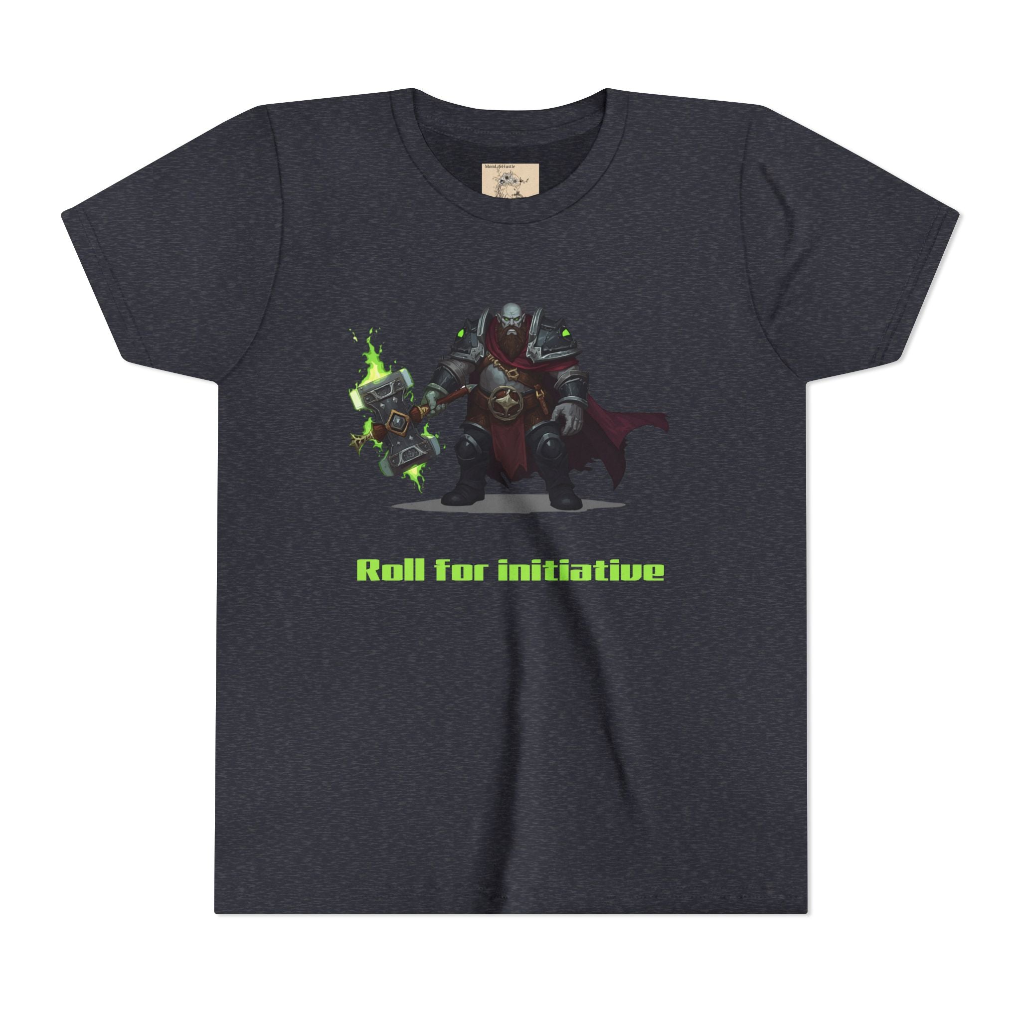 T-Shirt | 'Roll for Initiative' Fantasy RPG Character Youth Tee