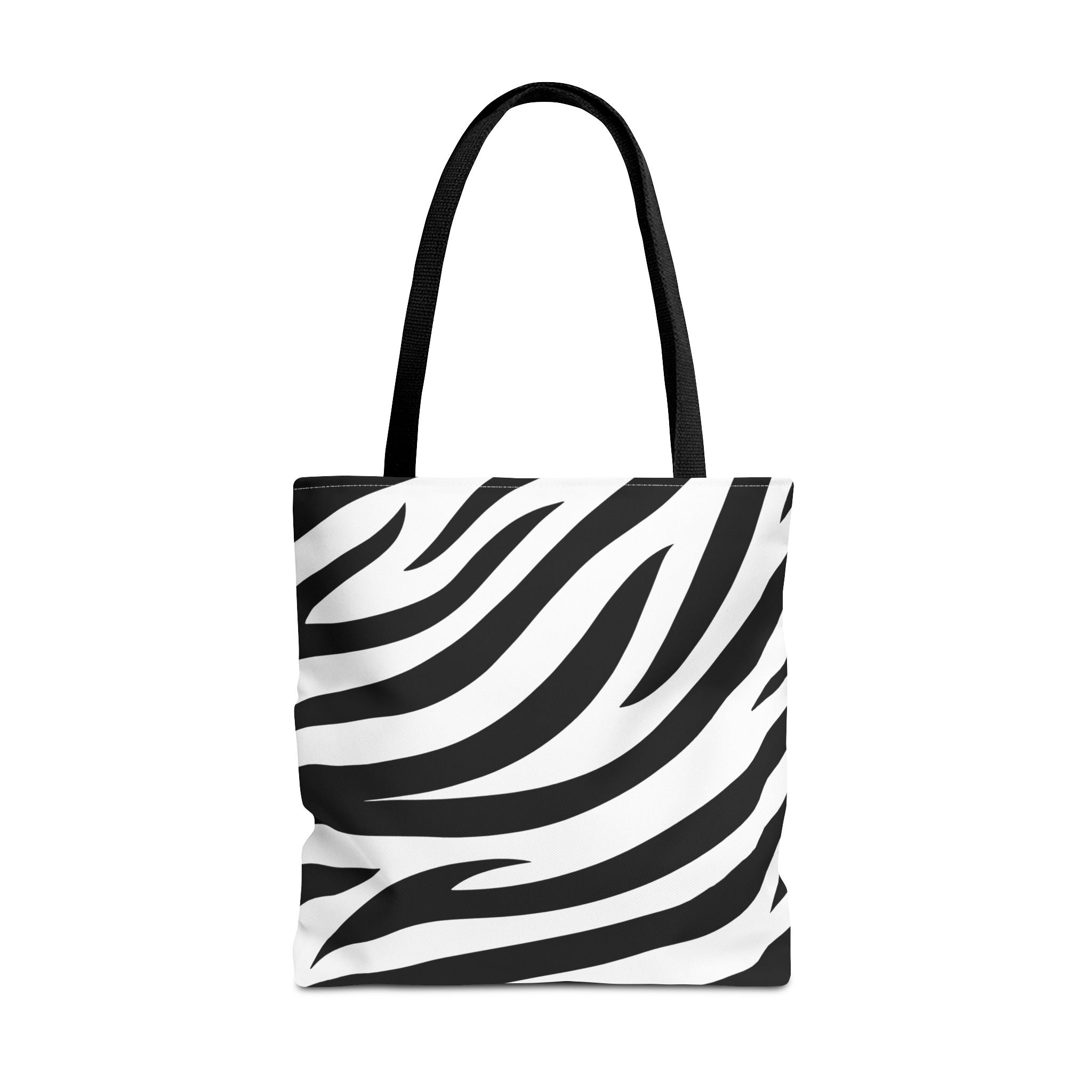 Tote Bag — Black & White Zebra Print  Fashion Tote