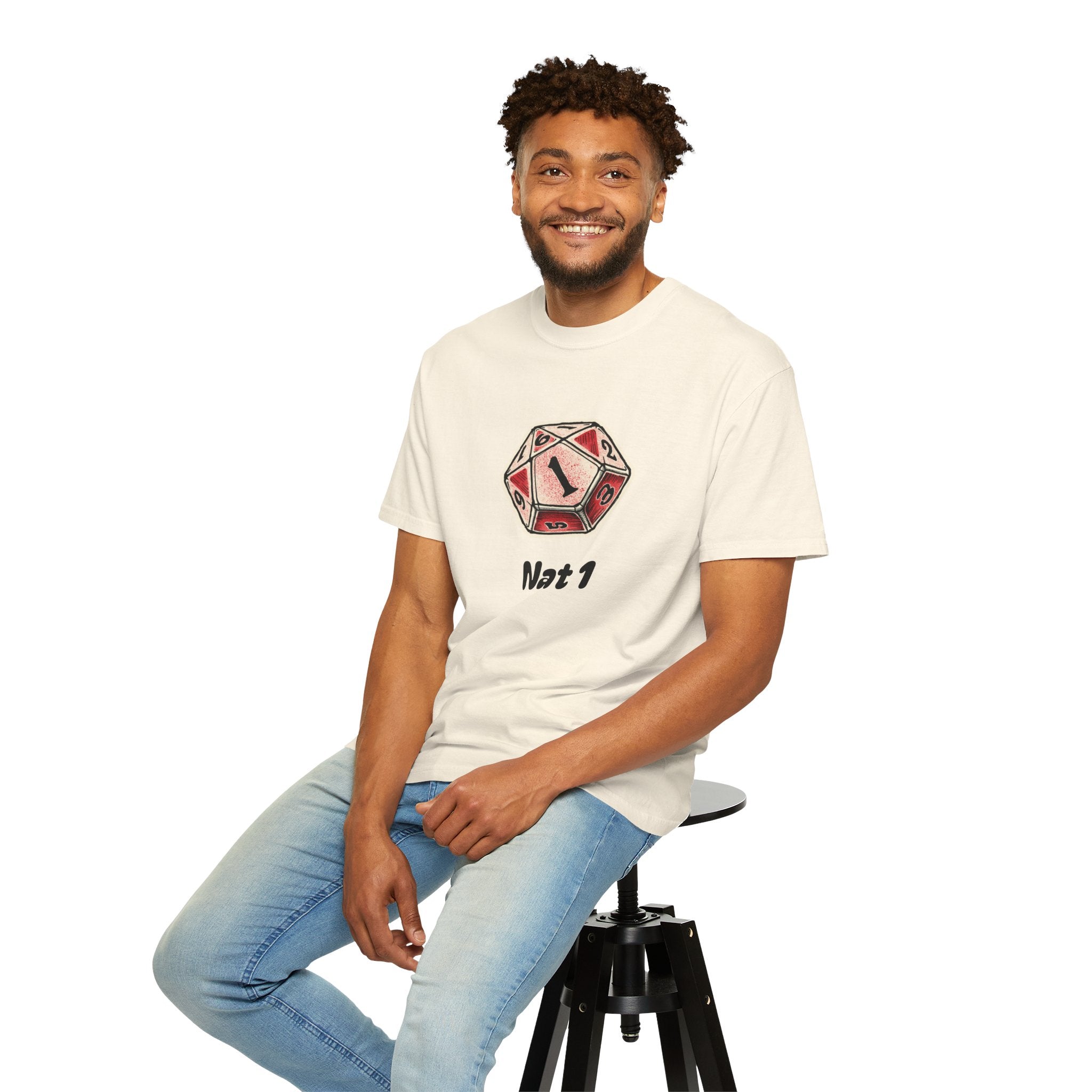 T-Shirt | Roleplaying RPG 'Nat 1' & 'Striving to Be the Whole Problem' Tee