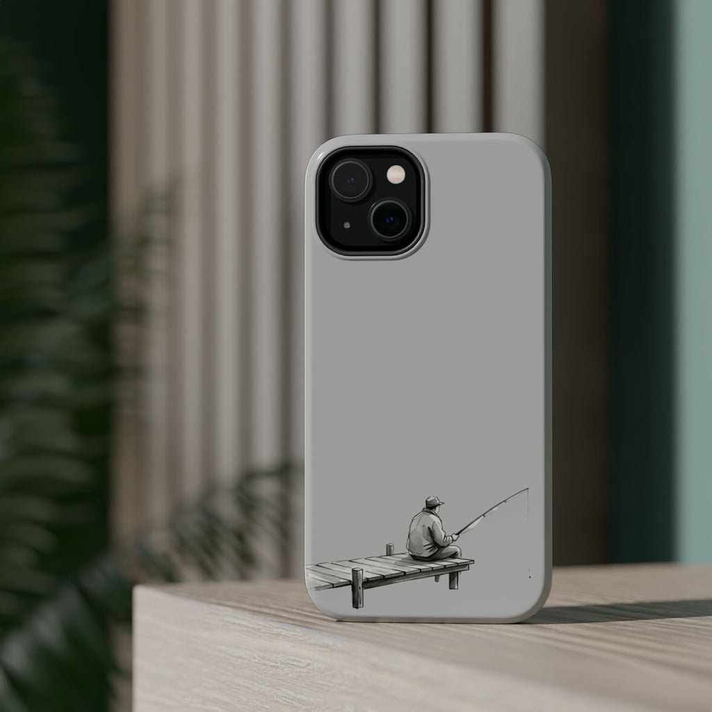 Phone Case | Fishing Dock Minimalist Magnetic Impact-Resistant Case