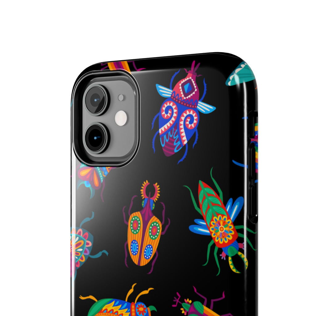 Phone Case | Neon Beetle Pattern Tough Protective Cover