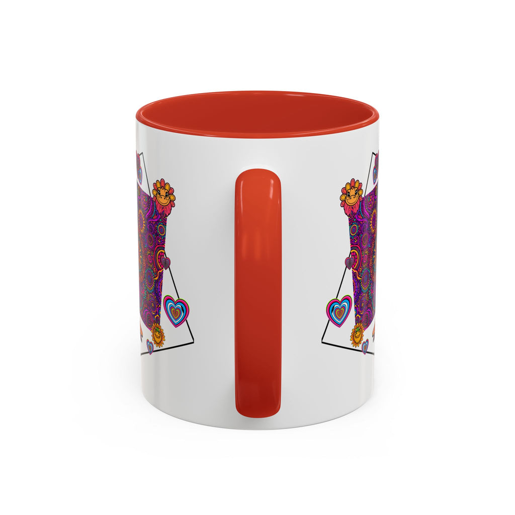 Coffee Mug | Psychedelic Lizards Accent Ceramic Mug