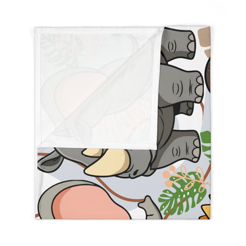 Baby Swaddle Blanket | Cute Safari Jungle Animals