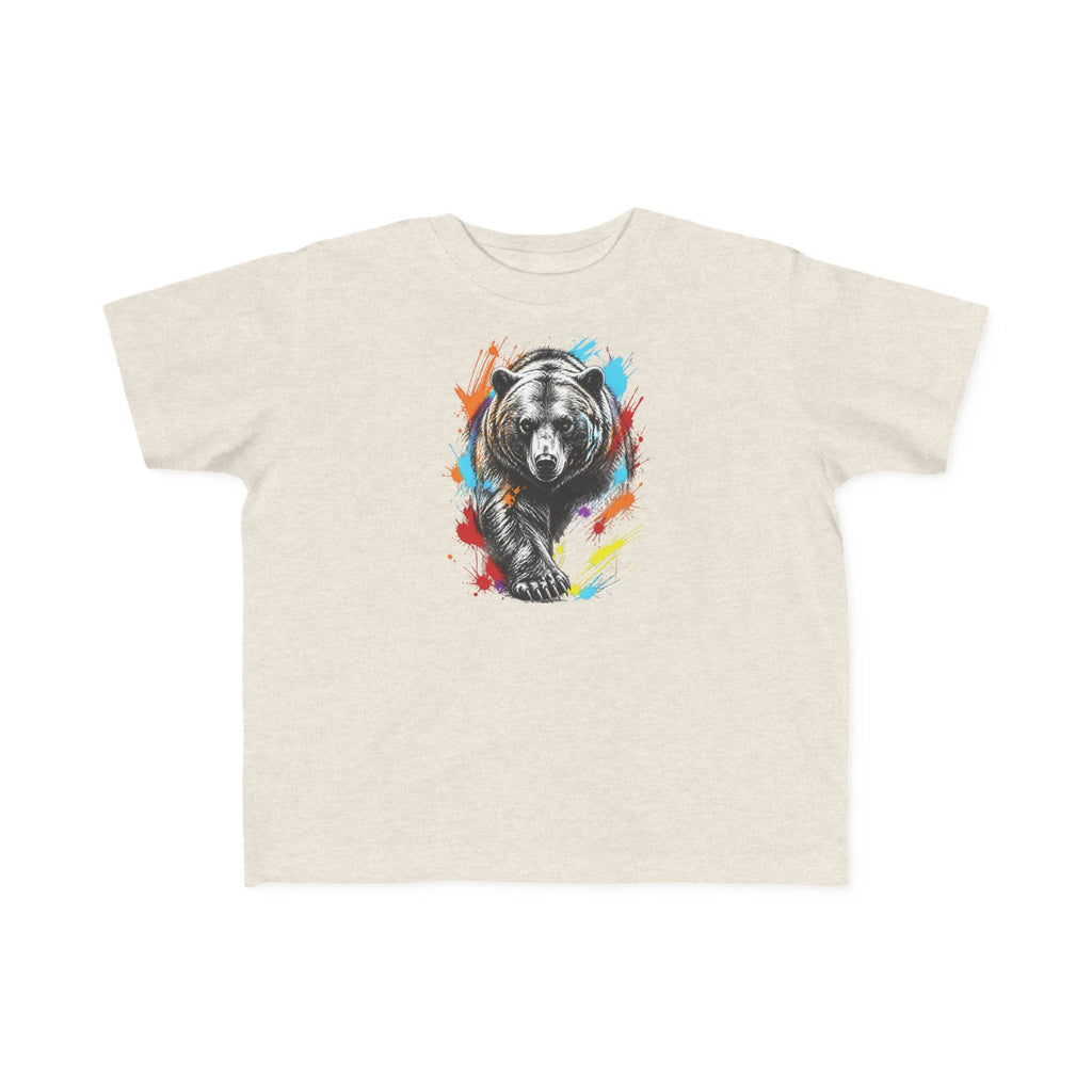 Colorful Kodiak Bear T-Shirt for Tots