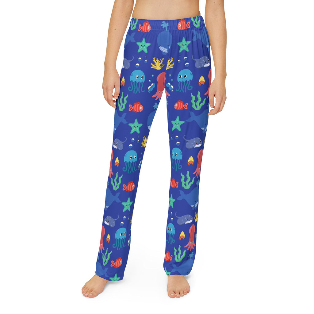 Pajama Pants | Children/Youth Colorful Underwater Lounge Pants