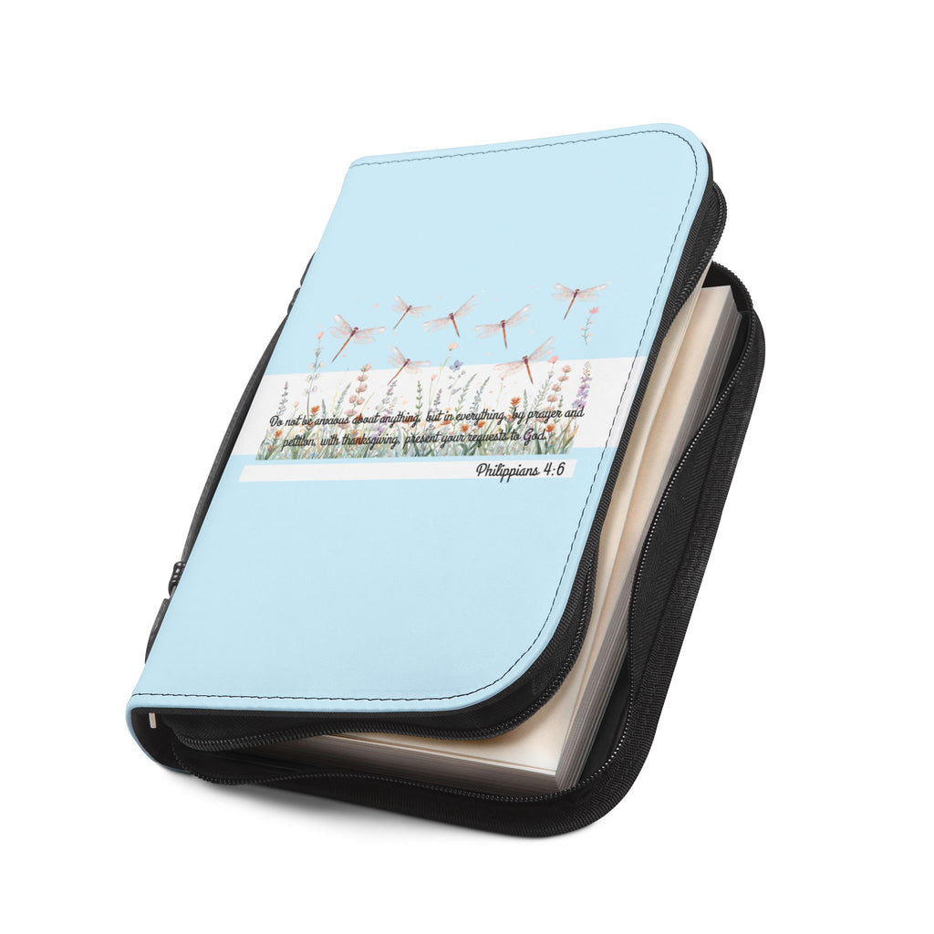 Bible Cover | Philippians 4:6 Soft Blue