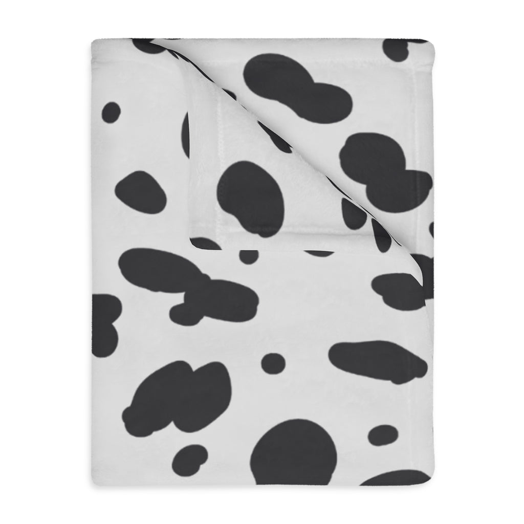 Cozy Spots and Paws Double-Sided Velveteen Throw