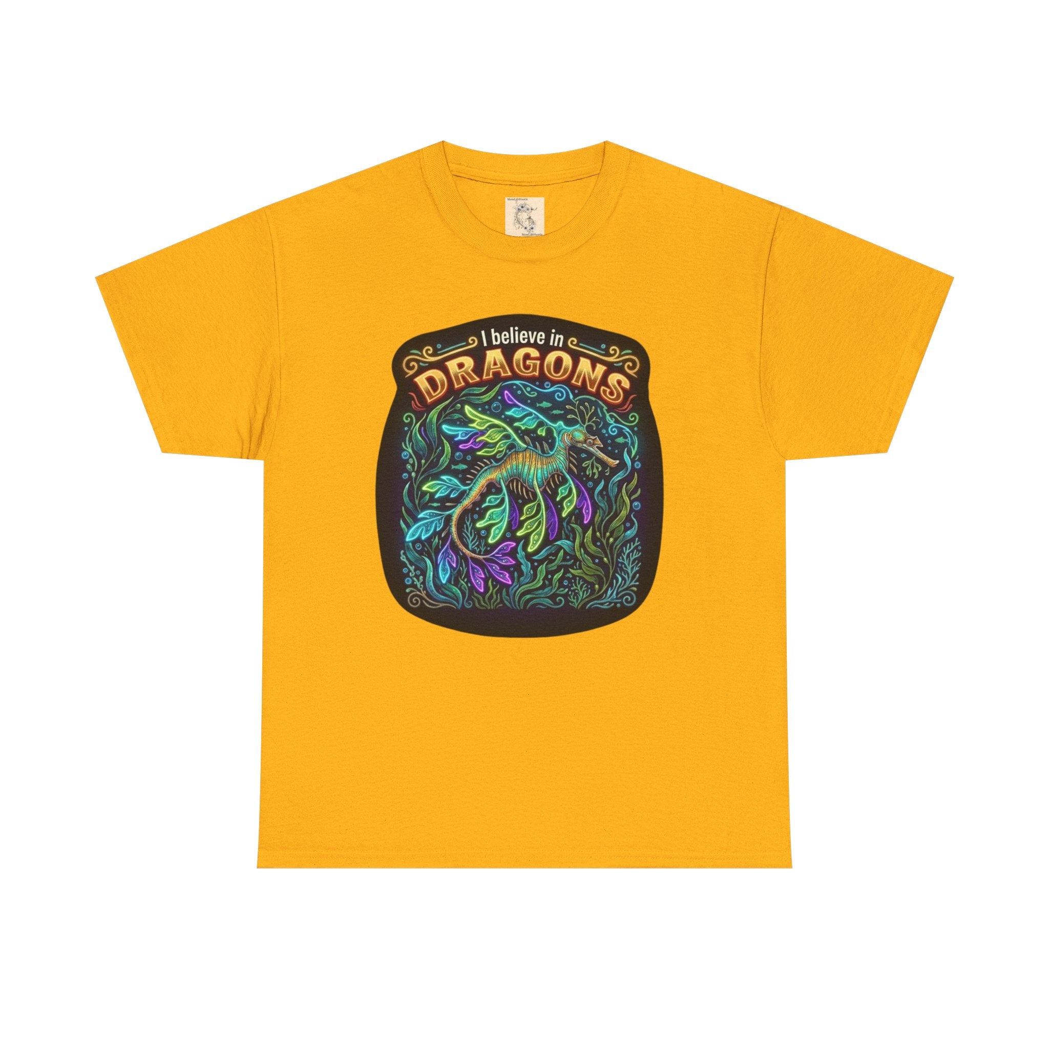 T-Shirt | 'I Believe in Dragons' Colorful Graphic Tee