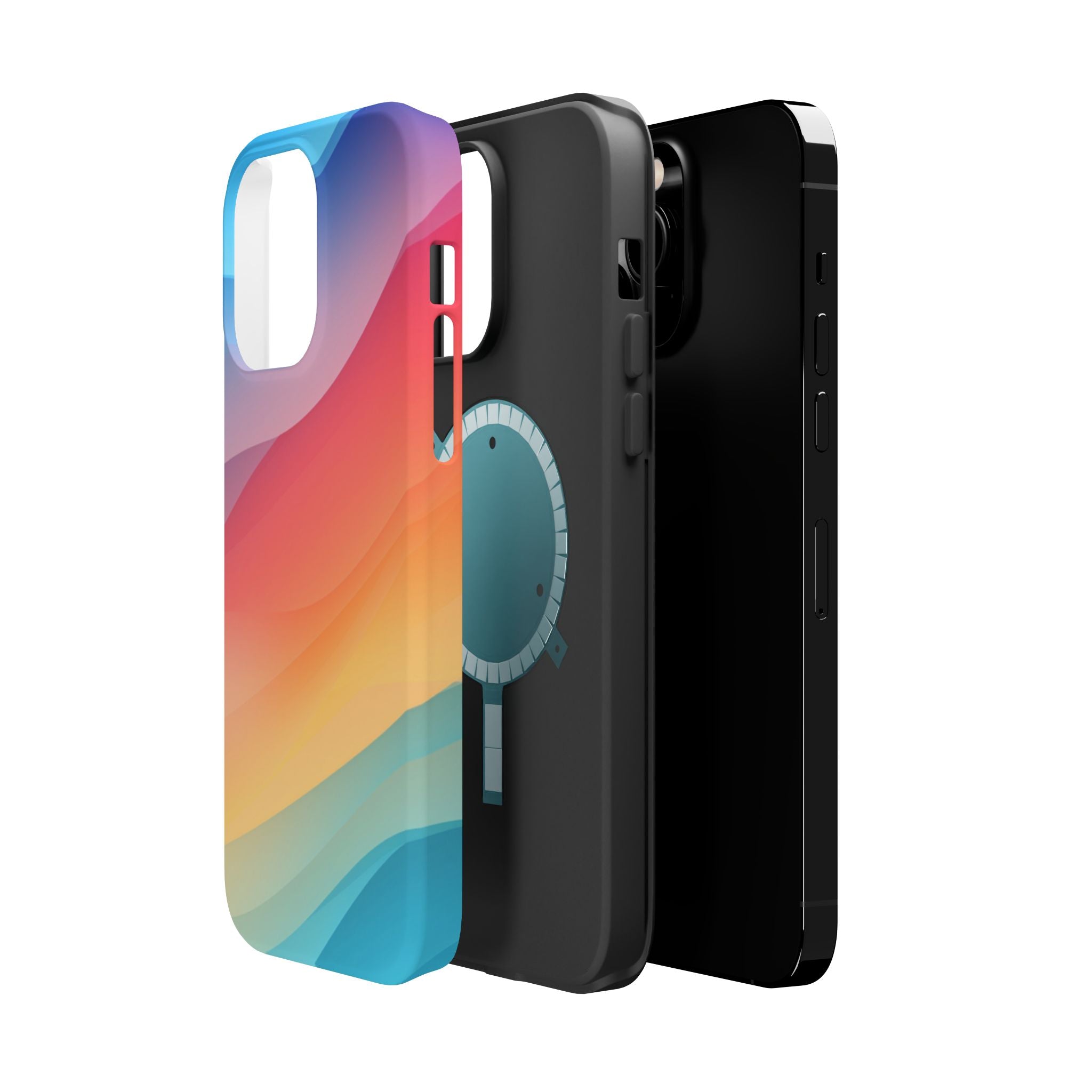 Phone Case | Gradient Sunset Magnetic Impact-Resistant Phone Shield