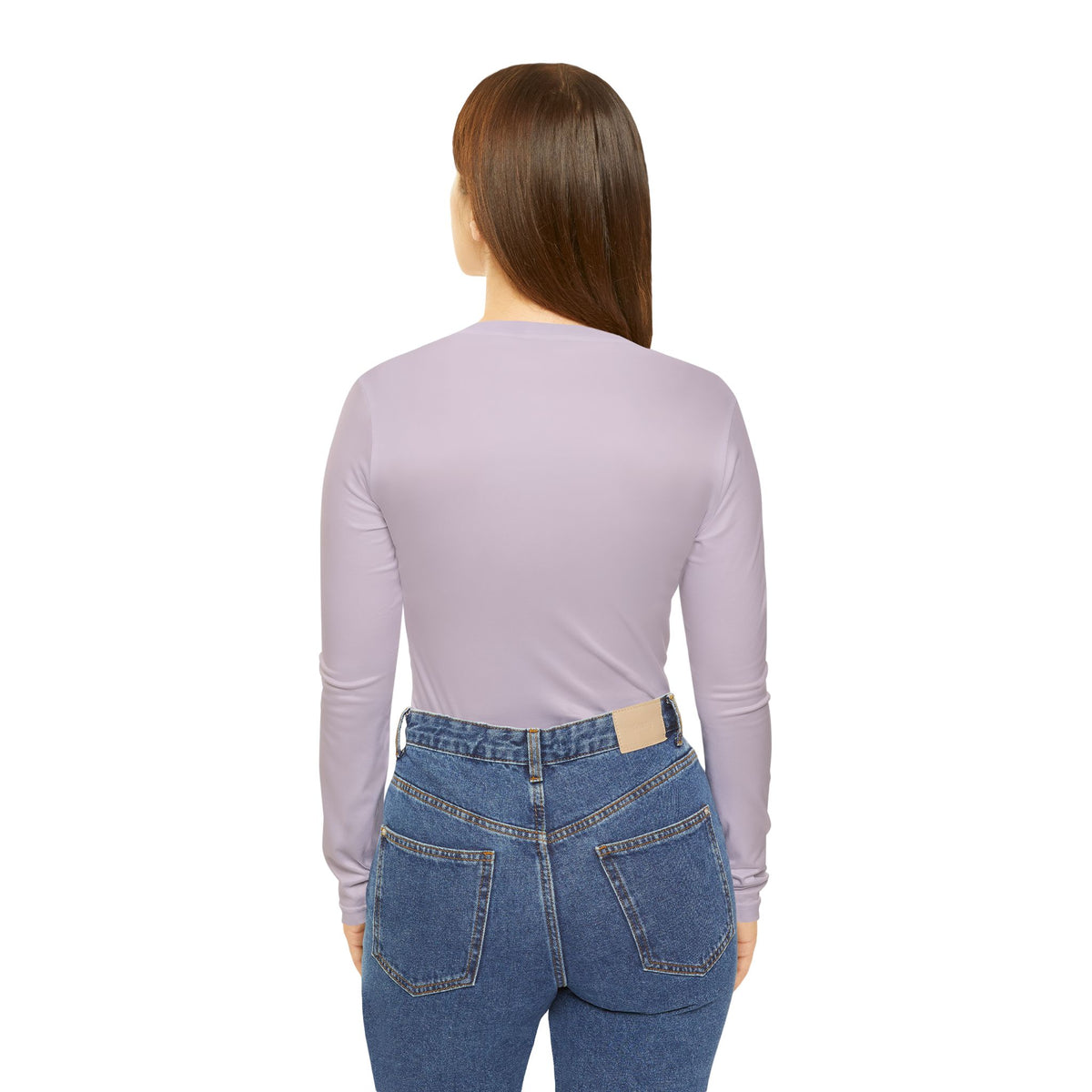 Mom Life Hustle Long Sleeve V-Neck in Dusky Lavender