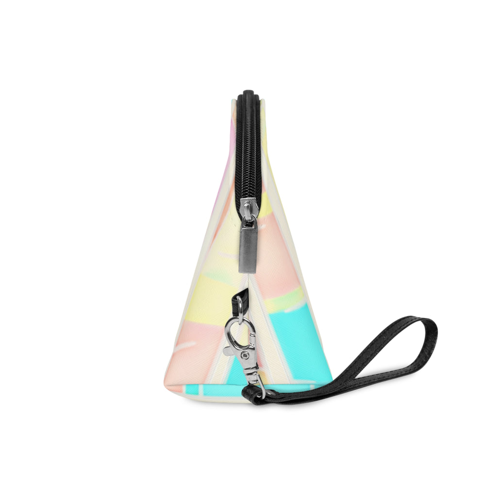 Cosmetic Pouch | Pastel Watercolor Stripe Makeup Bag