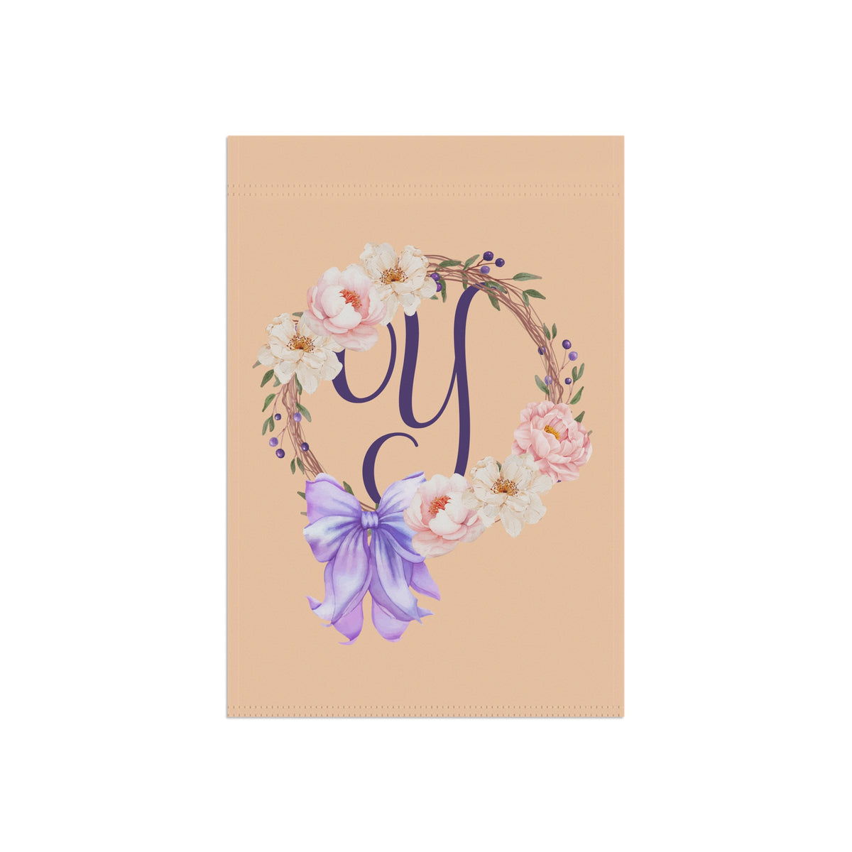 Monogram Y Garden Flag