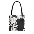 Tote Bag | Black & White Cow Print Patterned Shoulder Tote