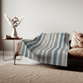 Modern Cool Striped Sweatshirt Blanket