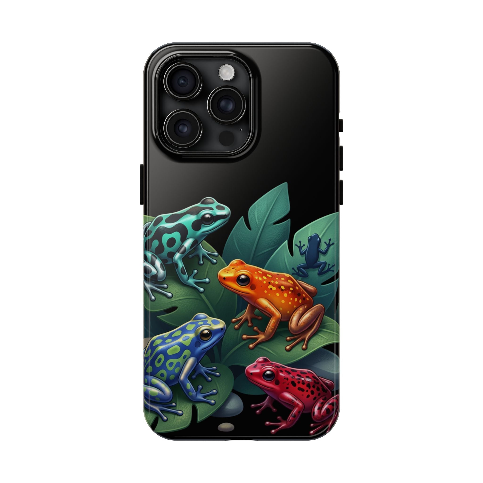 Phone Case | Colorful Dart Frog Design Tough Protective Case