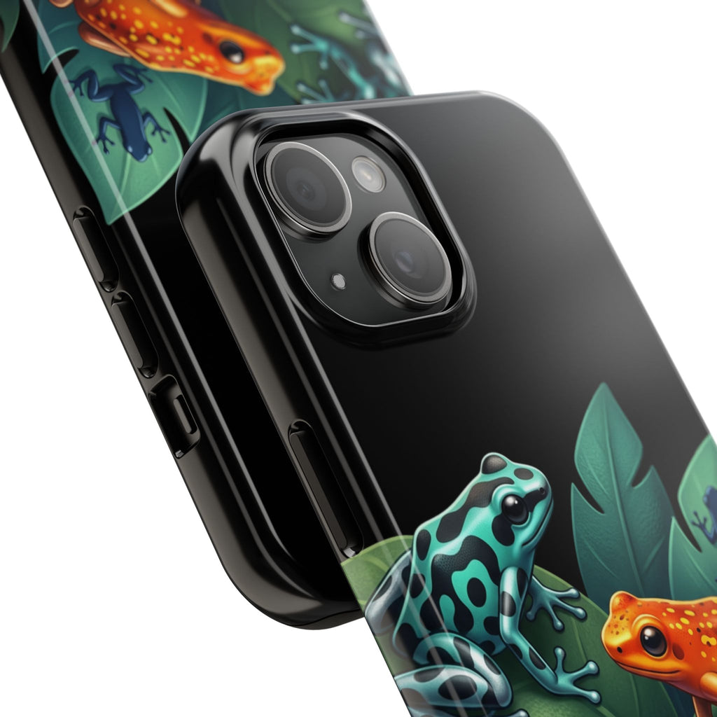 Phone Case | Colorful Dart Frog Design Tough Protective Case