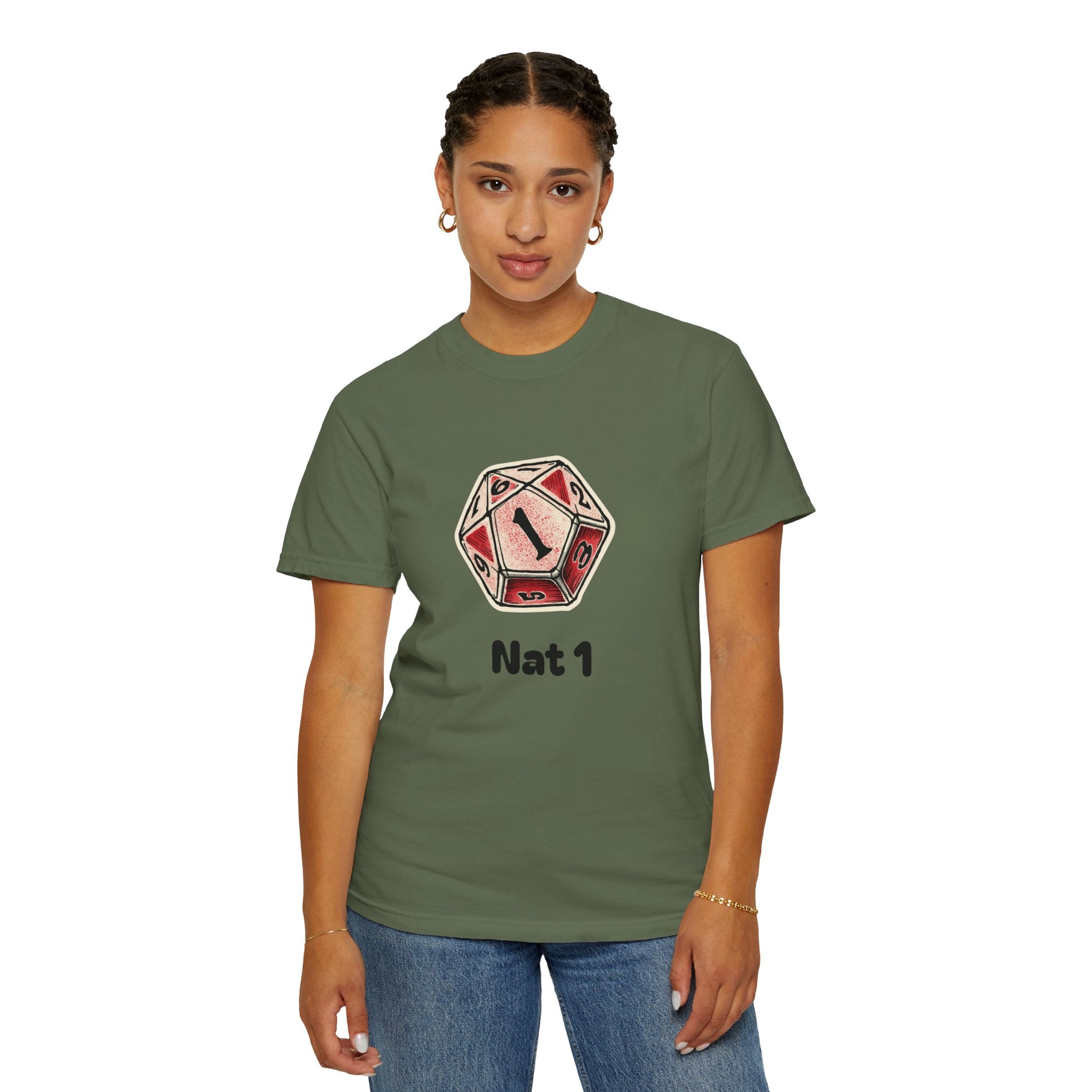 T-Shirt | Roleplaying RPG 'Nat 1' & 'Striving to Be the Whole Problem' Tee