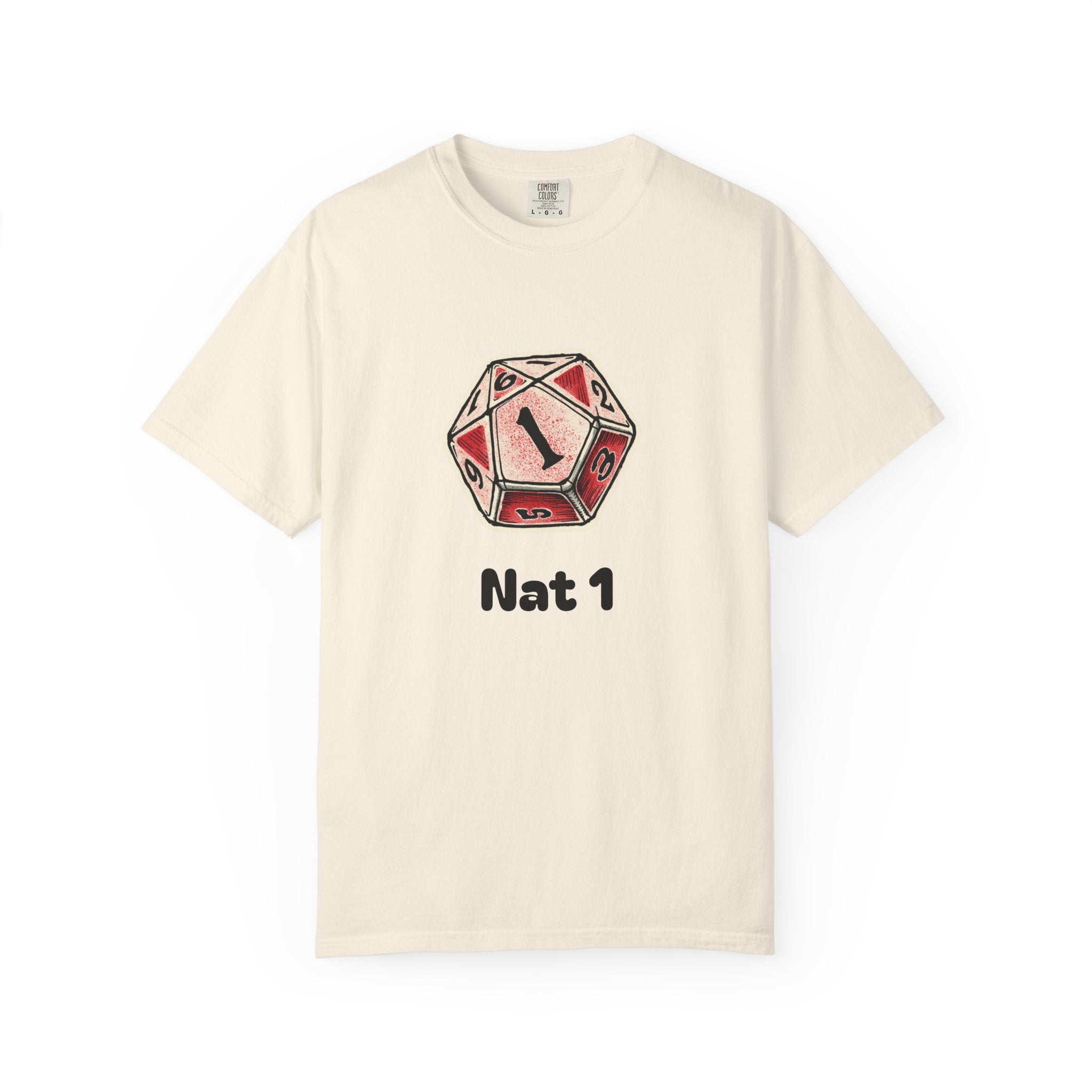 T-Shirt | Roleplaying RPG 'Nat 1' & 'Striving to Be the Whole Problem' Tee
