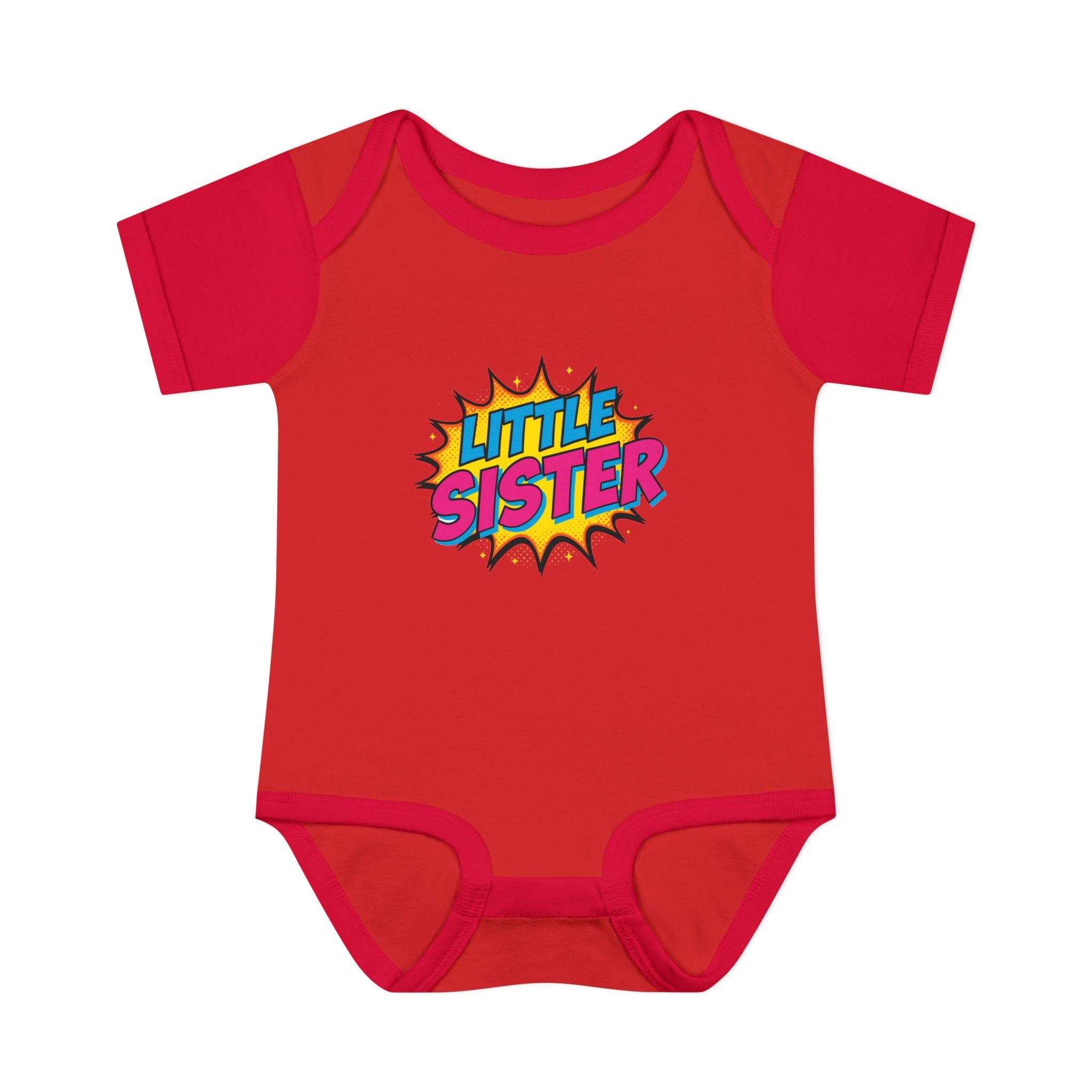 Baby Bodysuit | 'Little Sister' Comic Pop Art Infant Onesie