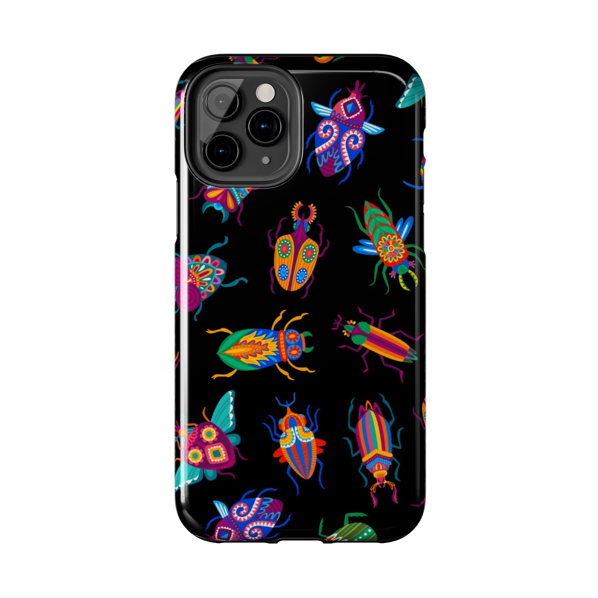 Phone Case | Neon Beetle Pattern Tough Protective Cover