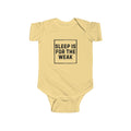 Sleep Is For The Weak Funny Onesie