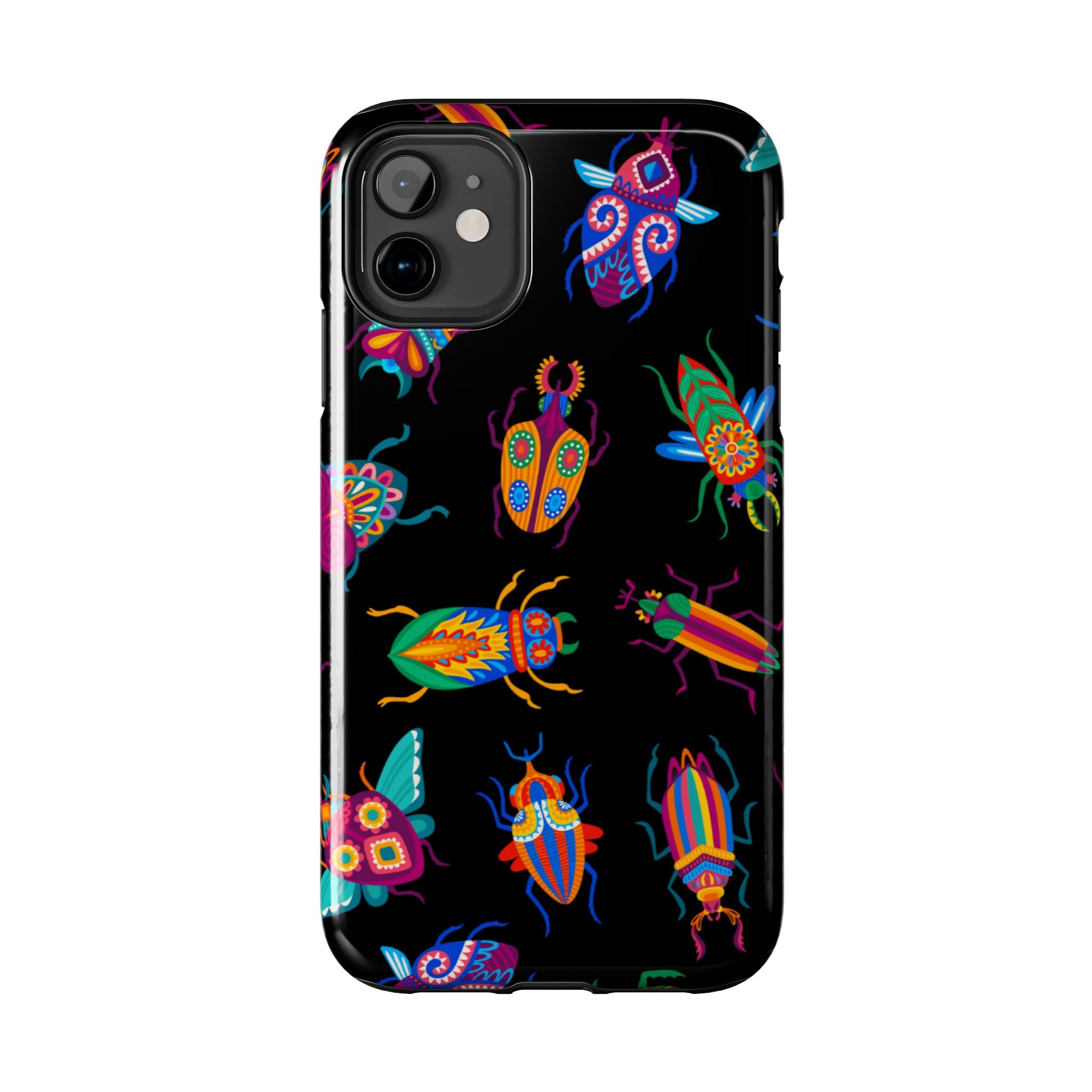 Phone Case | Neon Beetle Pattern Tough Protective Cover