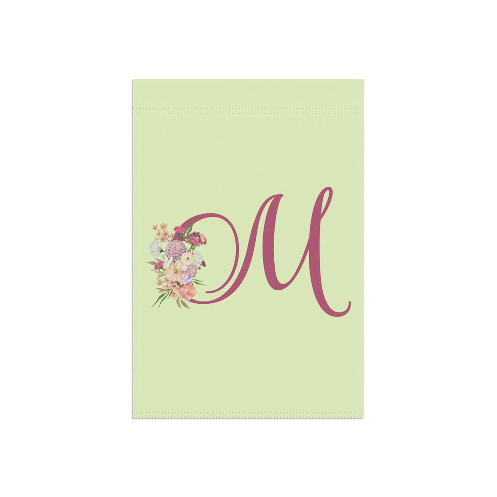 Monogram M Garden Flag